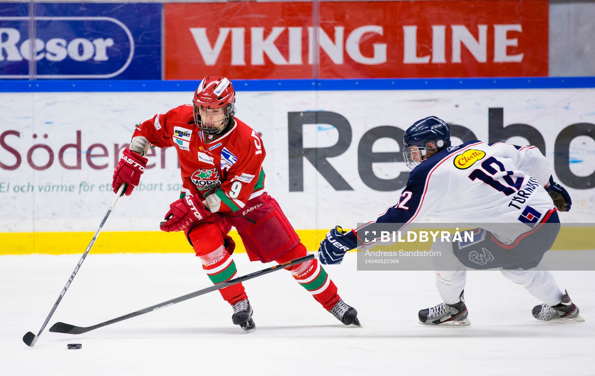 Modos Dmytro Timashov och Linköpings Henrik Törnqvist