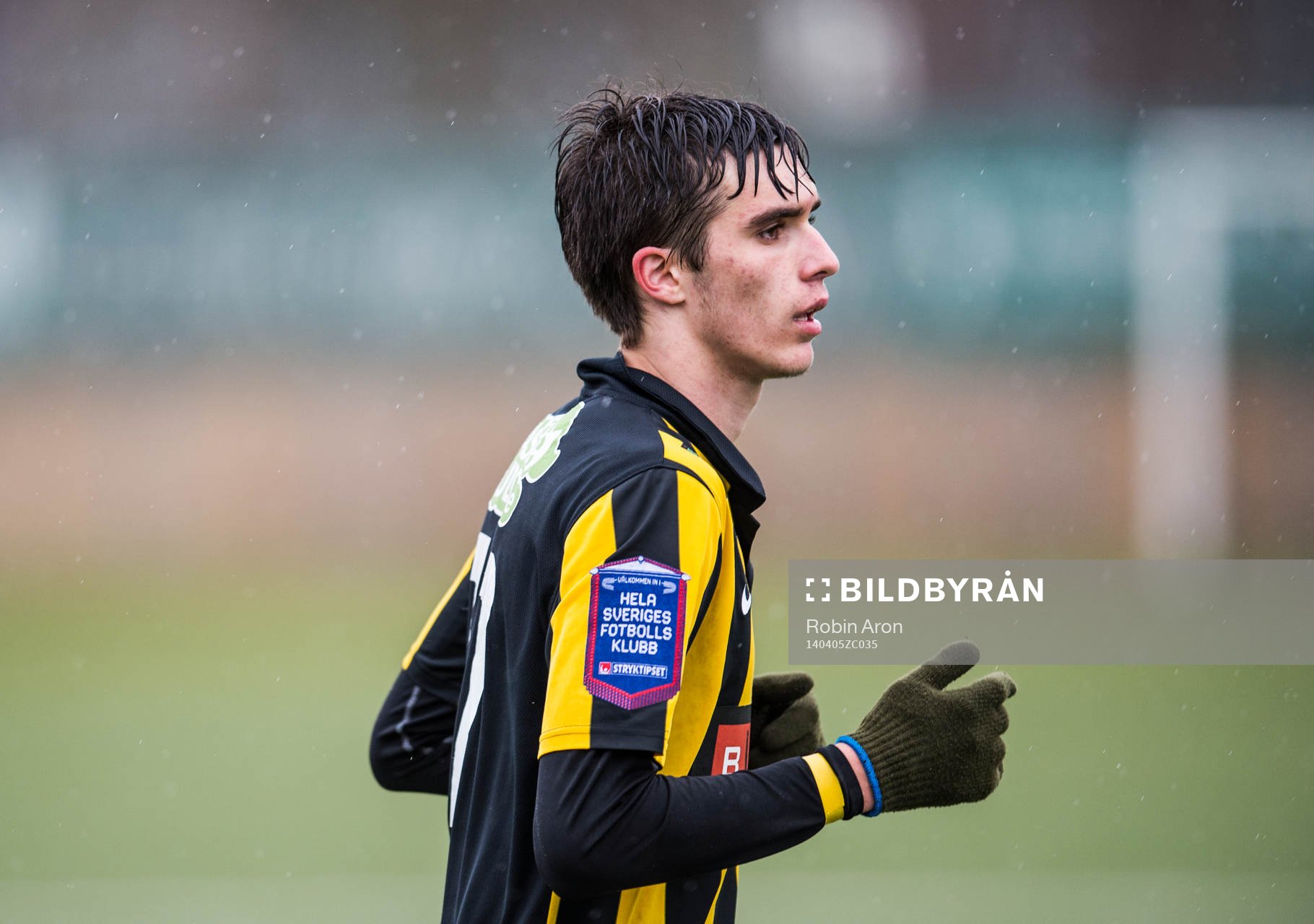 Häckens Egzon Binak i fotbollsmatchen mellan BK Häcken