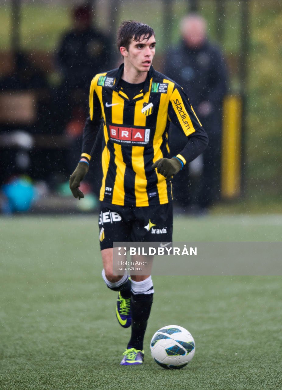 Häckens Egzon Binak i fotbollsmatchen mellan BK Häcken