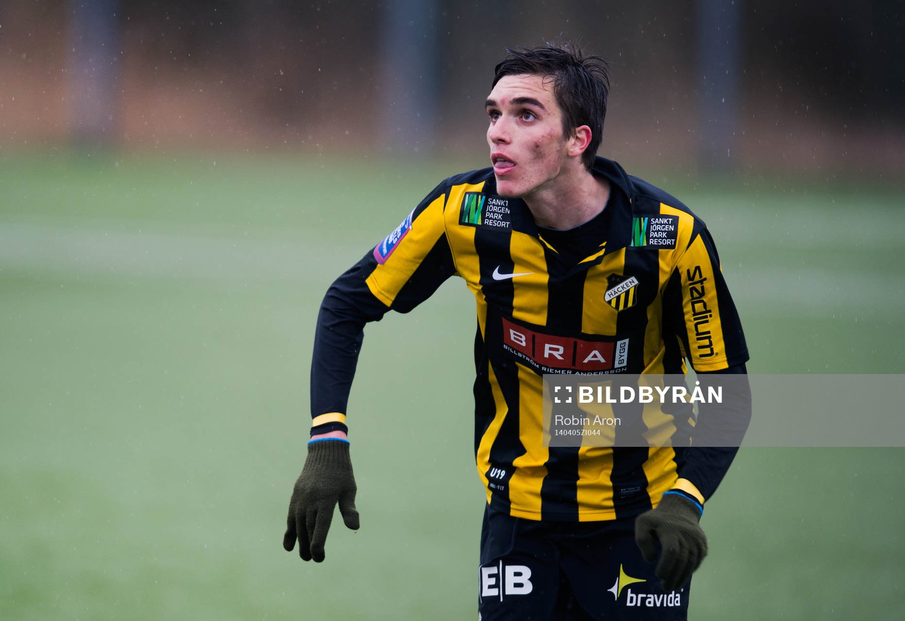 Häckens Egzon Binak i fotbollsmatchen mellan BK Häcken