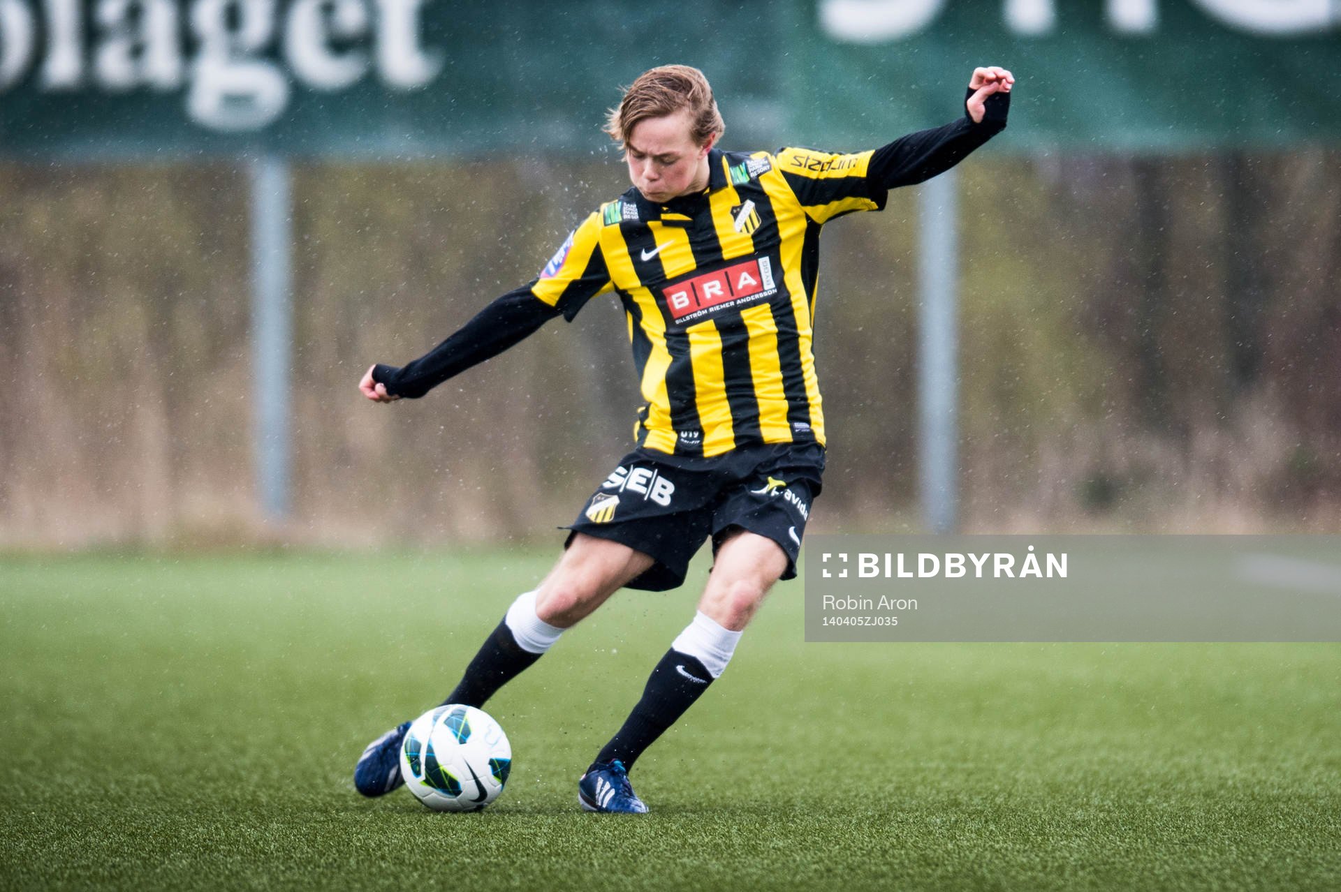 Häckens Adam Andersson i fotbollsmatchen mellan BK Häcken
