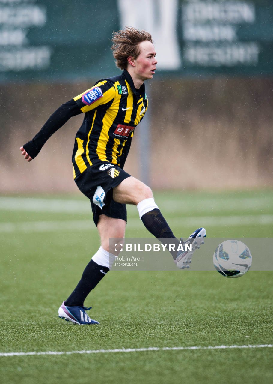 Häckens Adam Andersson i fotbollsmatchen mellan BK Häcken