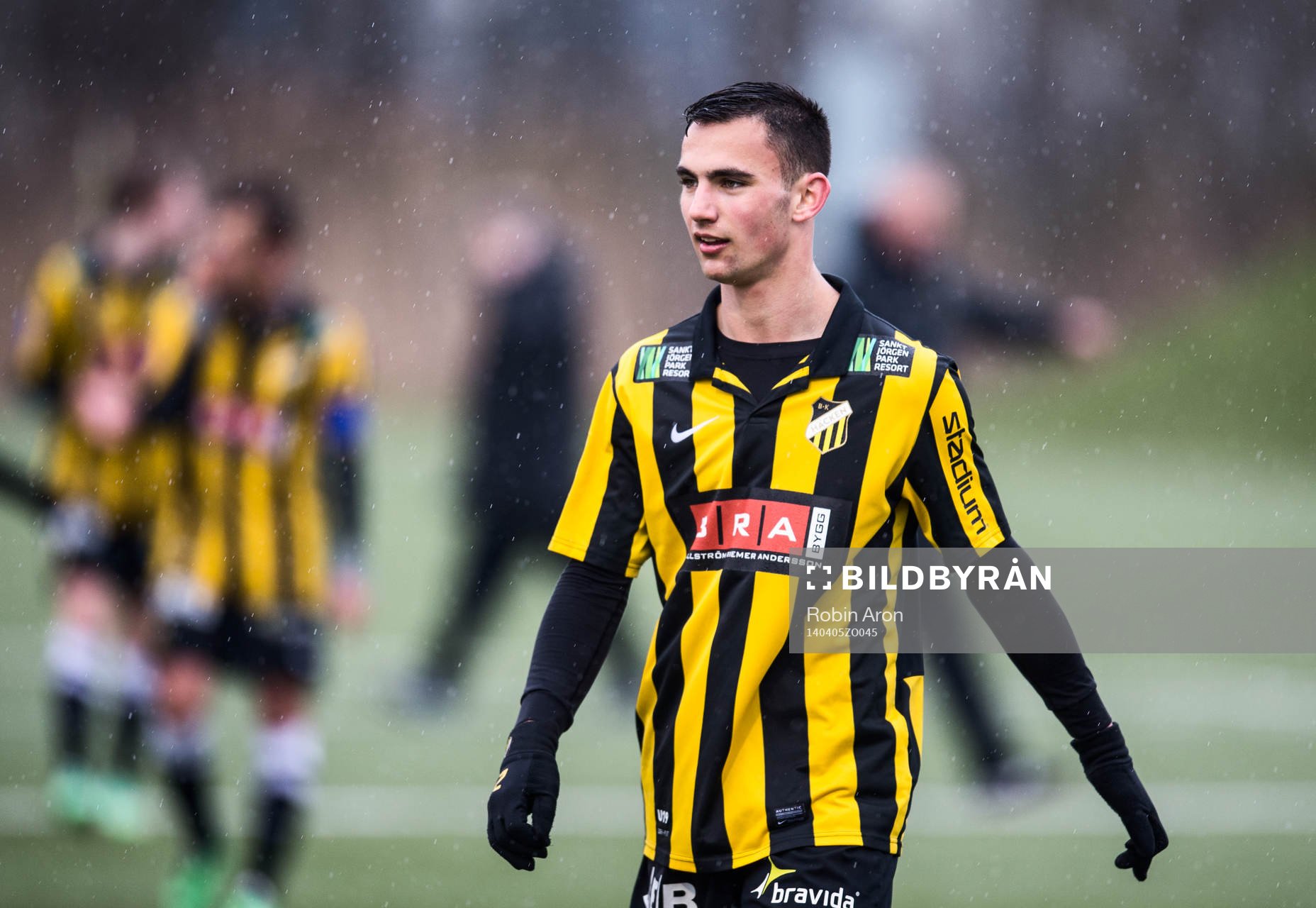 Häckens Robert Lipovac i fotbollsmatchen mellan BK Häcken
