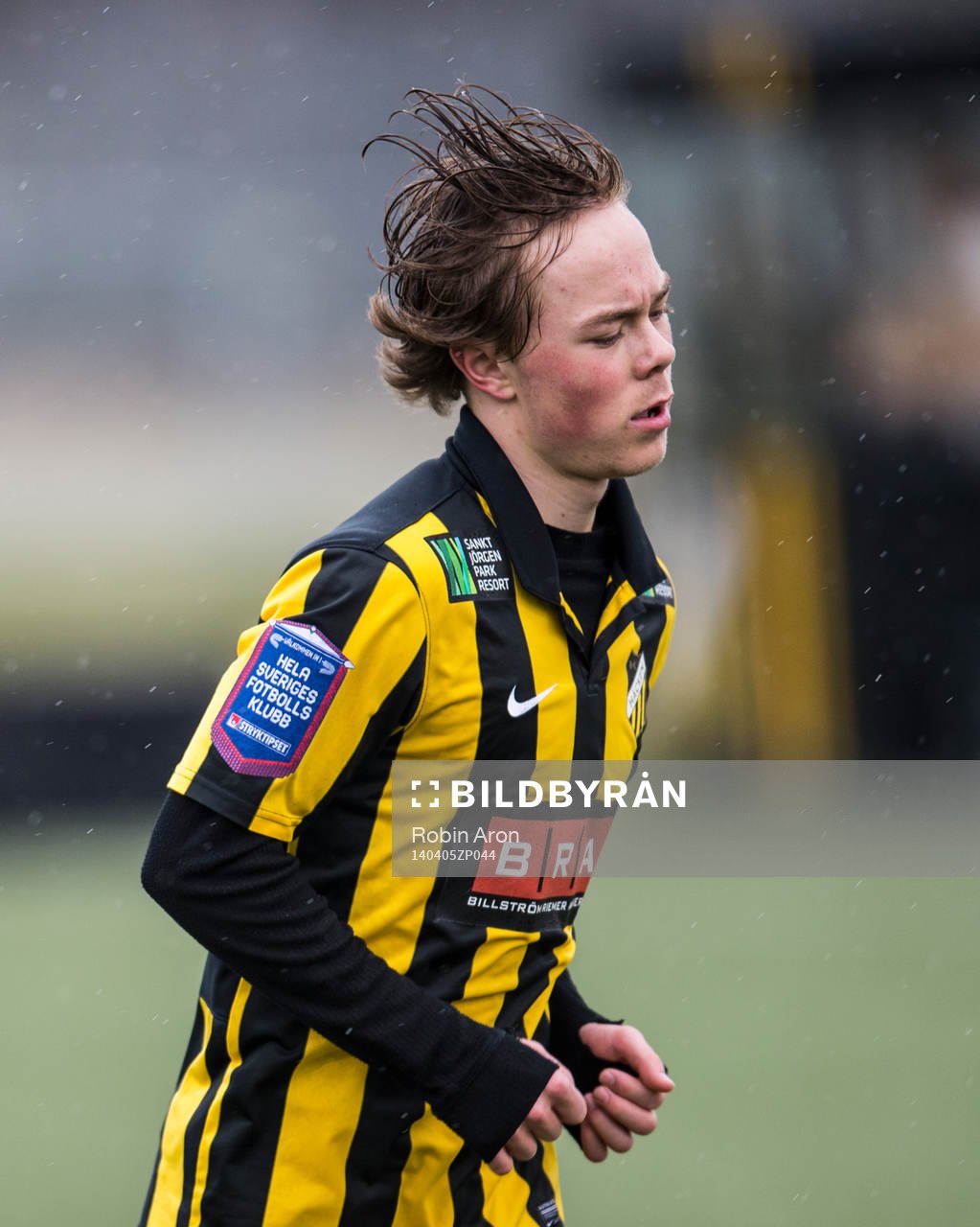Häckens Adam Andersson i fotbollsmatchen mellan BK Häcken