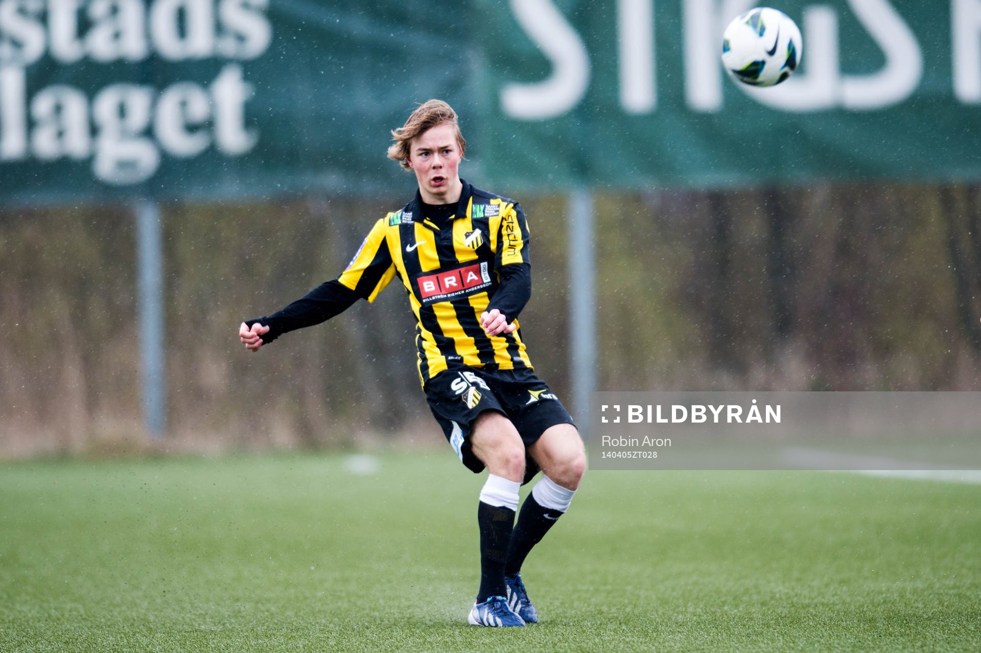 Häckens Adam Andersson i fotbollsmatchen mellan BK Häcken