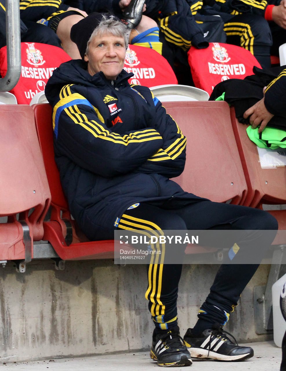 Sweden's manager Pia Sundhage