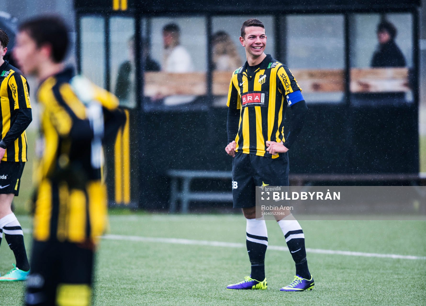 Häckens Petar Radmanovic i fotbollsmatchen mellan BK
