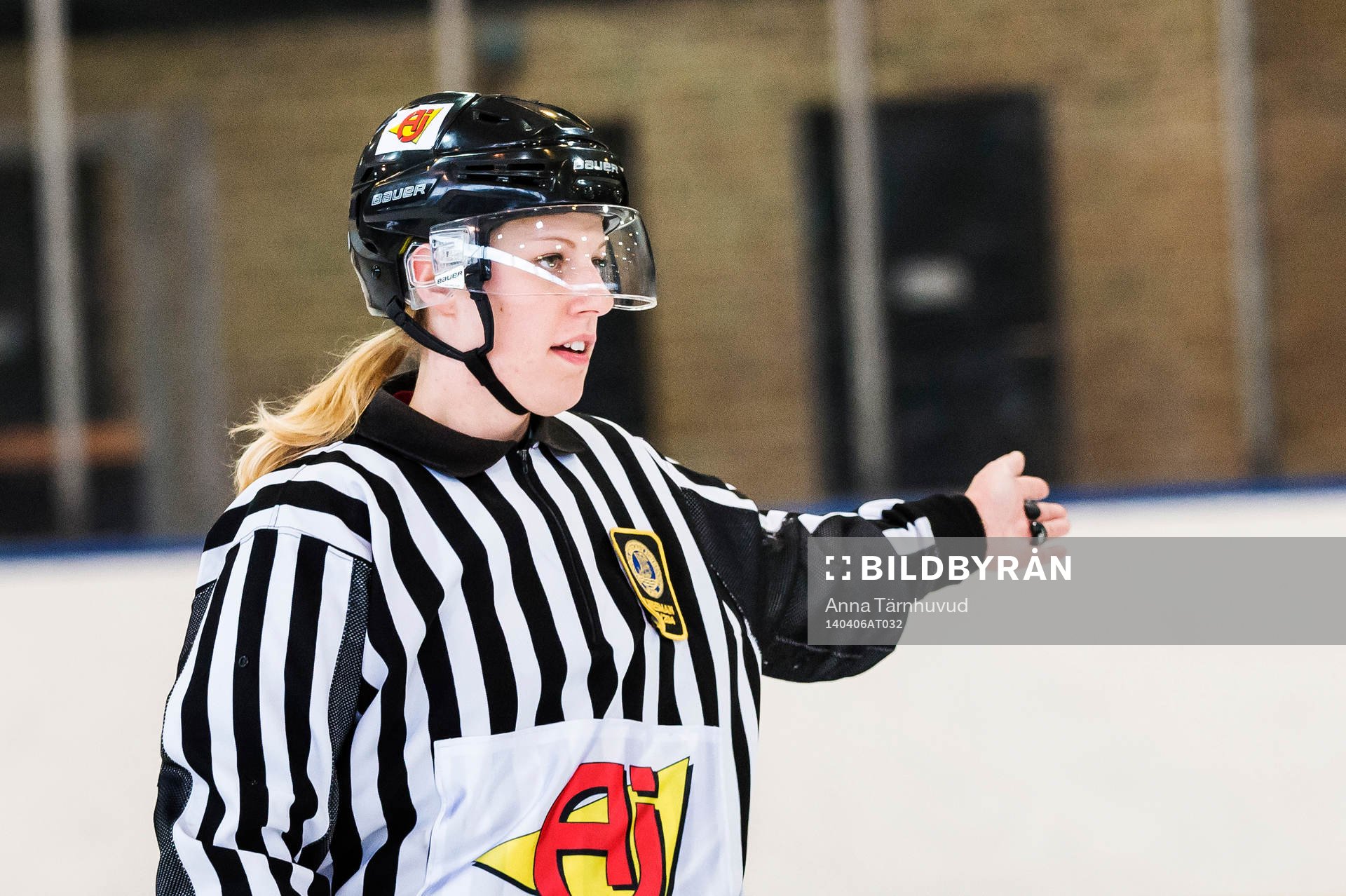 Linjedomare Veronica Johansson