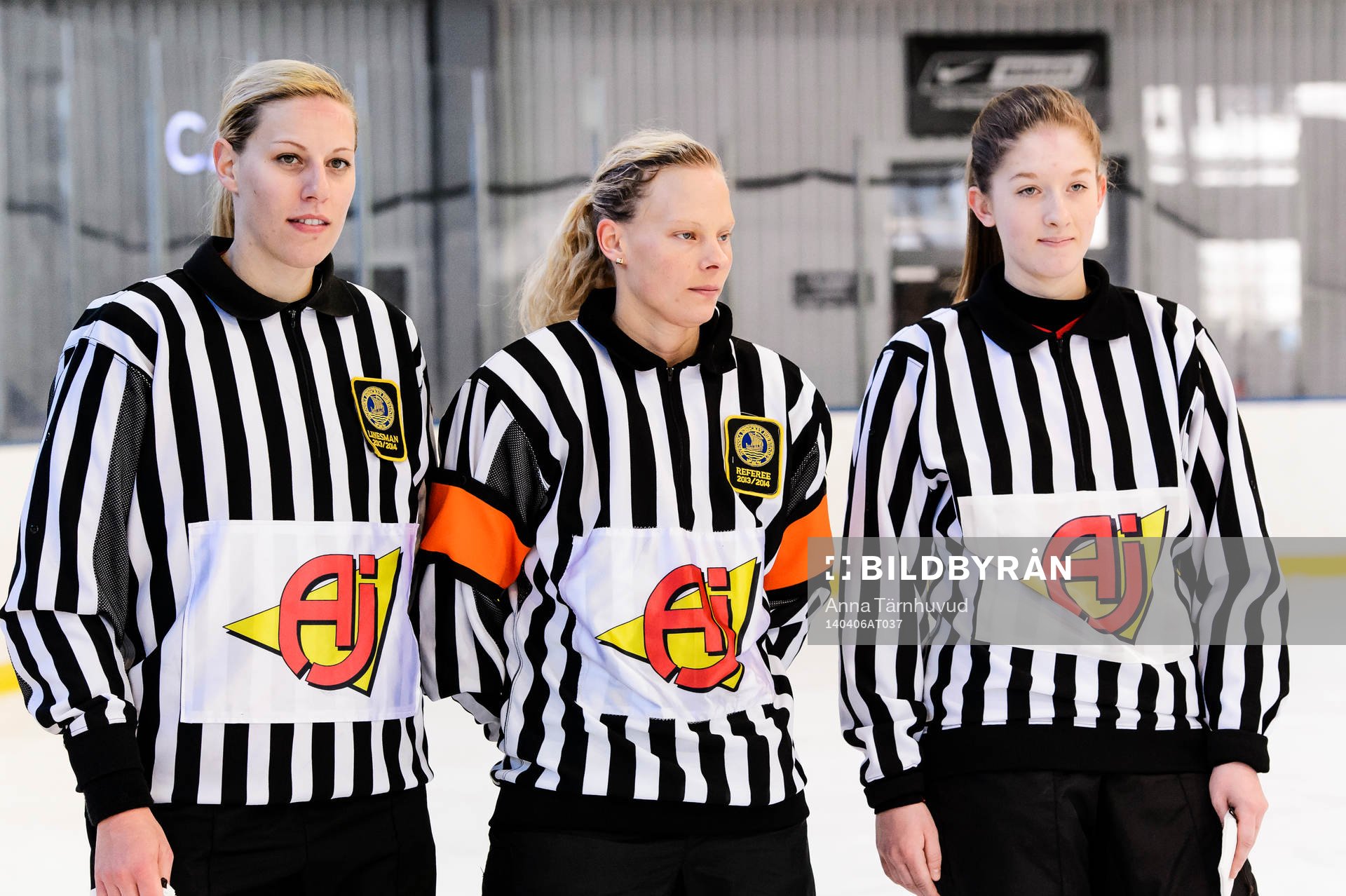 Domarna Veronica Johansson, Katarina Timglas och Julia