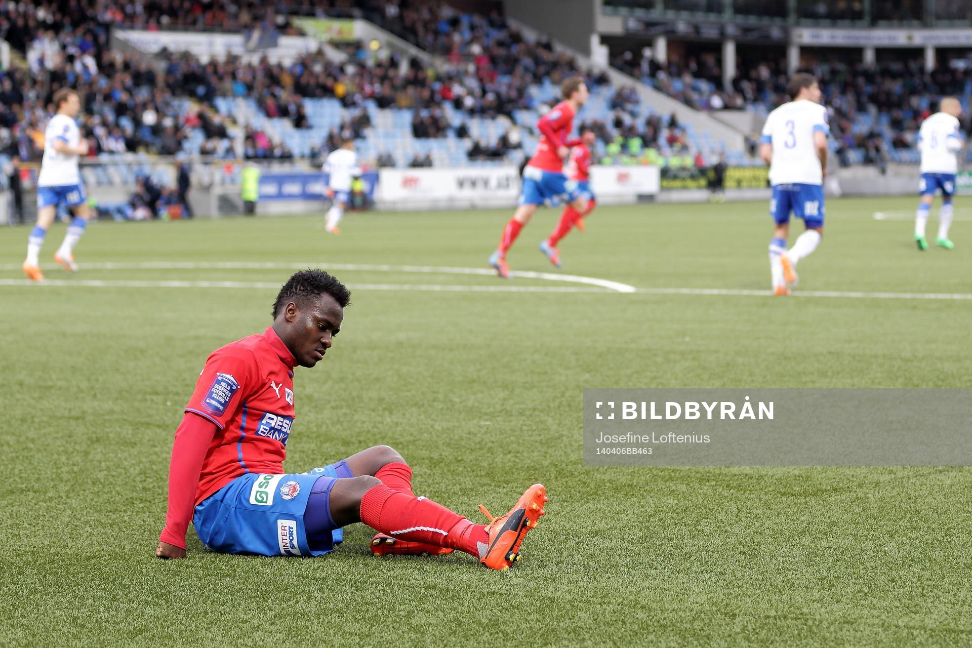 Helsingborgs David Accam deppar