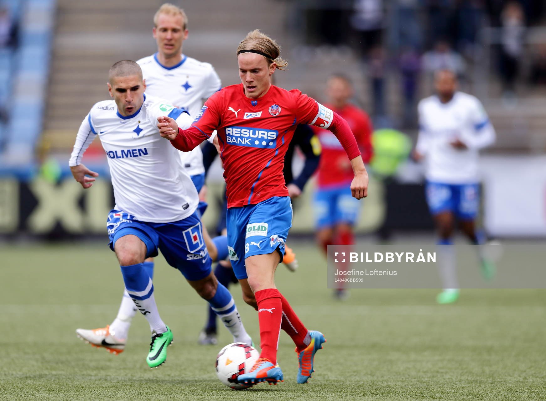 Helsingborgs David Svensson och Norrköpings Rawez Lawan