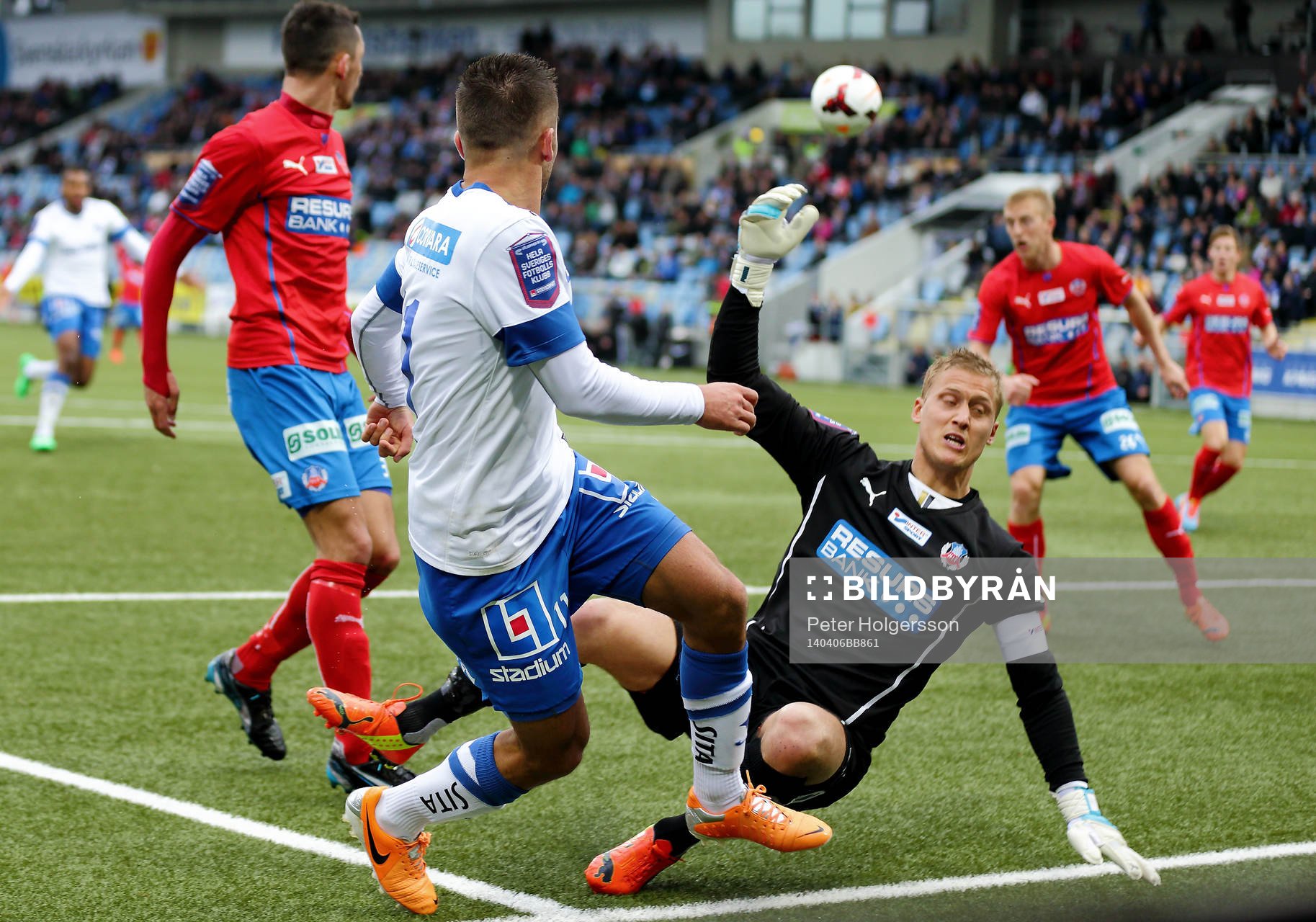 Norrköpings Christopher Telo och Helsingborgs Pär Hansson