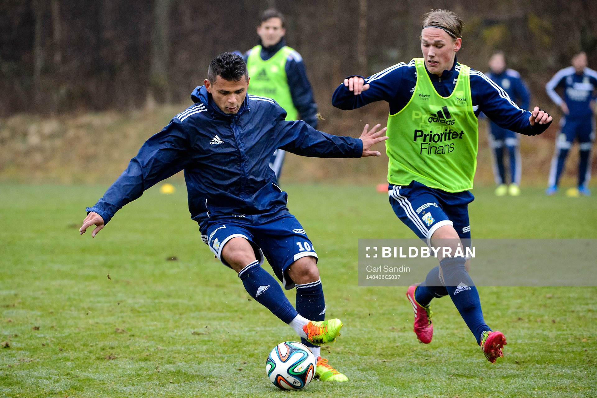 IFK Göteborgs Daniel Sobralense och Hampus Zackrisson
