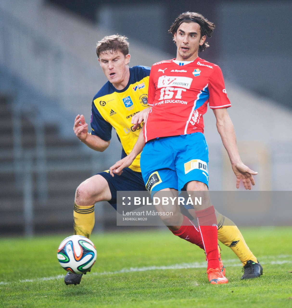 Östers Vlado Zlojutro och Ängelholms Eric Pothast i