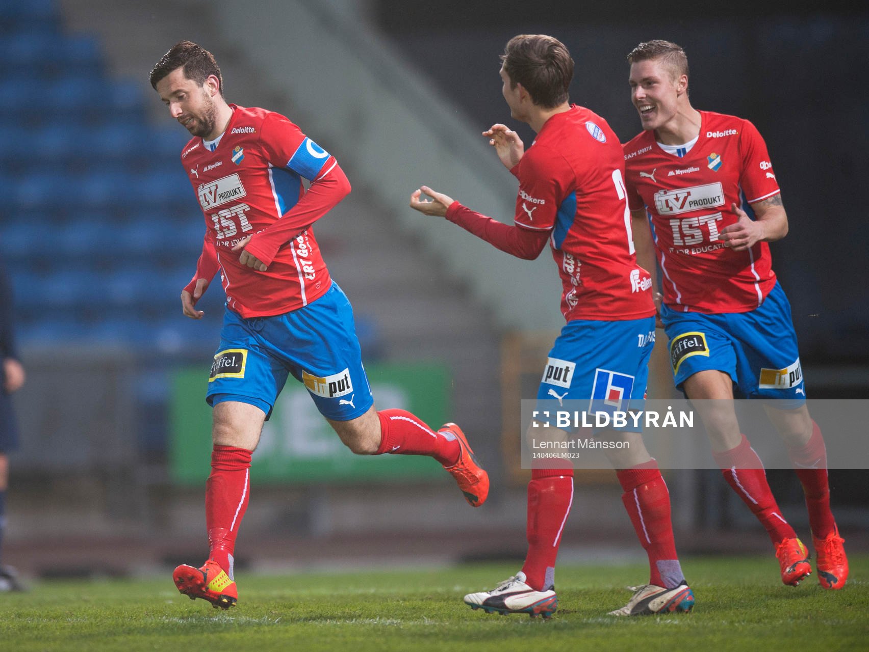 Östers Denis Velic har gjort 1-2 i matchen i Superettan