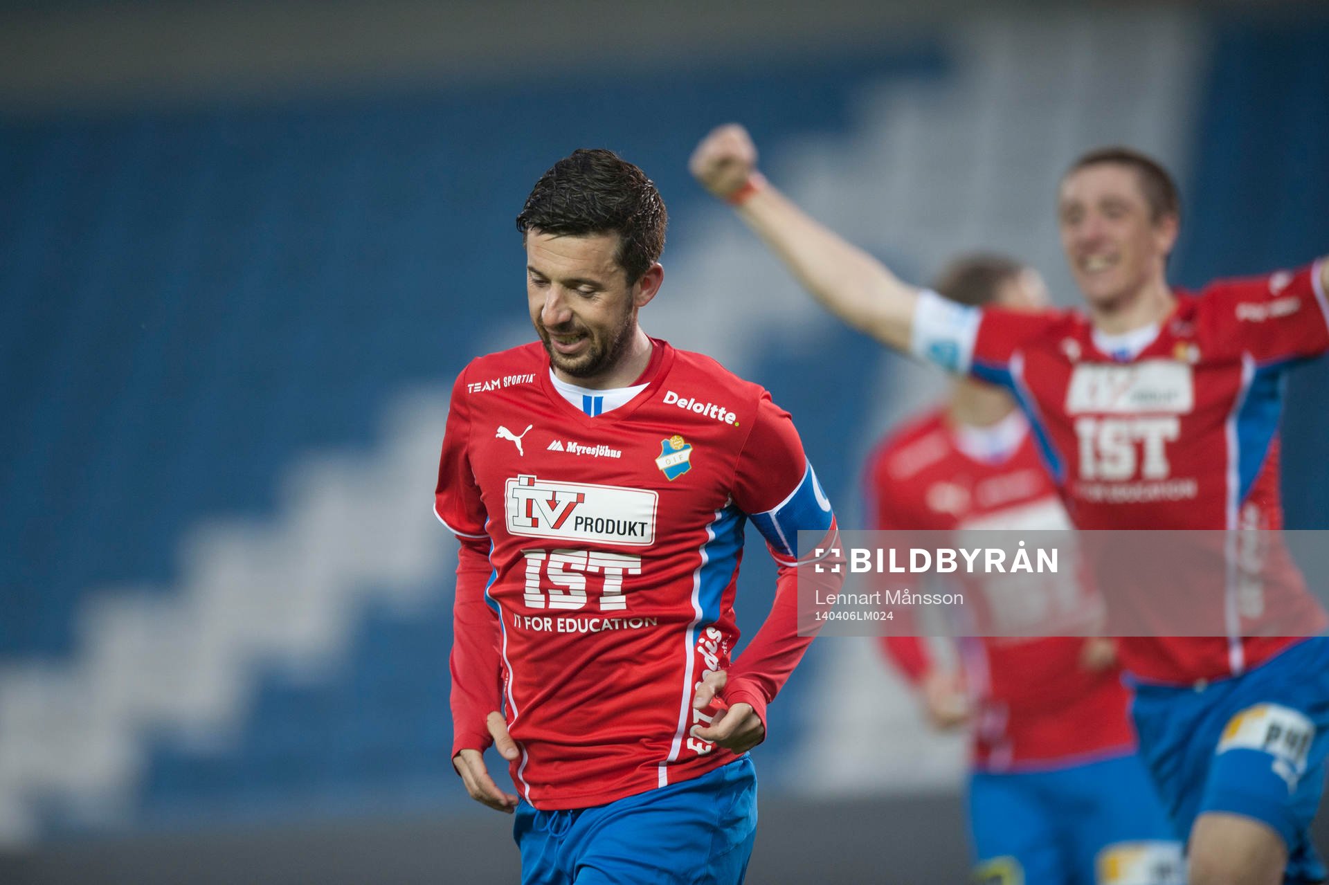 Östers Denis Velic har gjort 1-2 i matchen i Superettan
