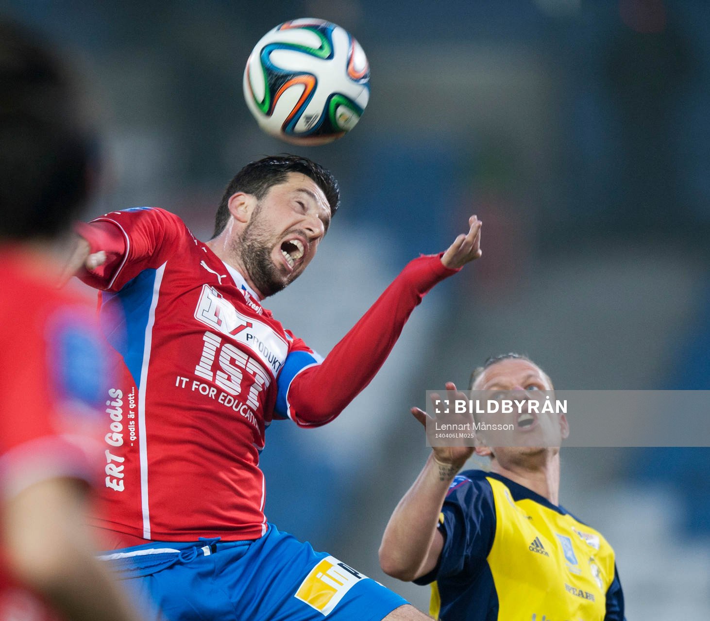 Östers Denis Velic i matchen i Superettan mellan