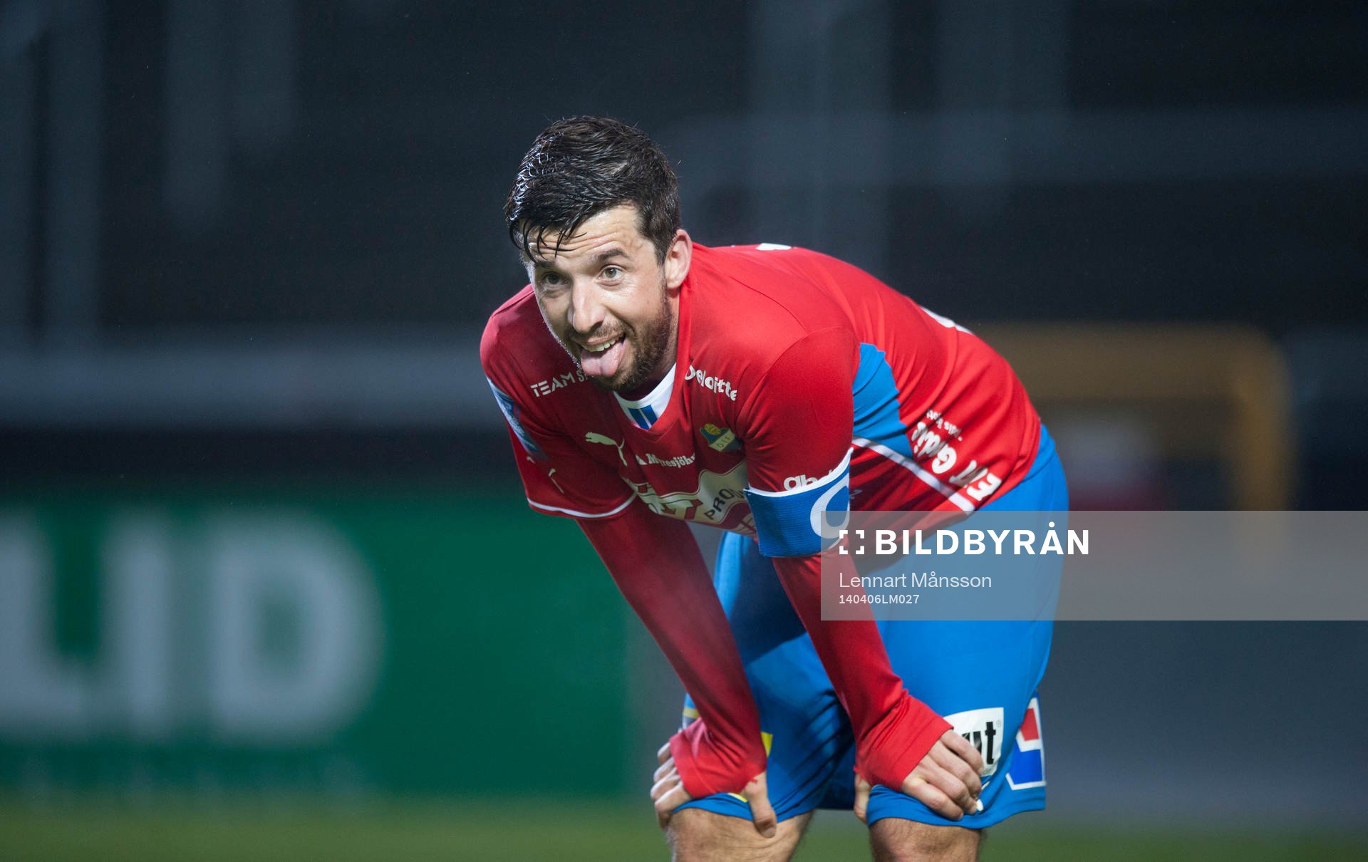 Östers Denis Velic i matchen i Superettan mellan