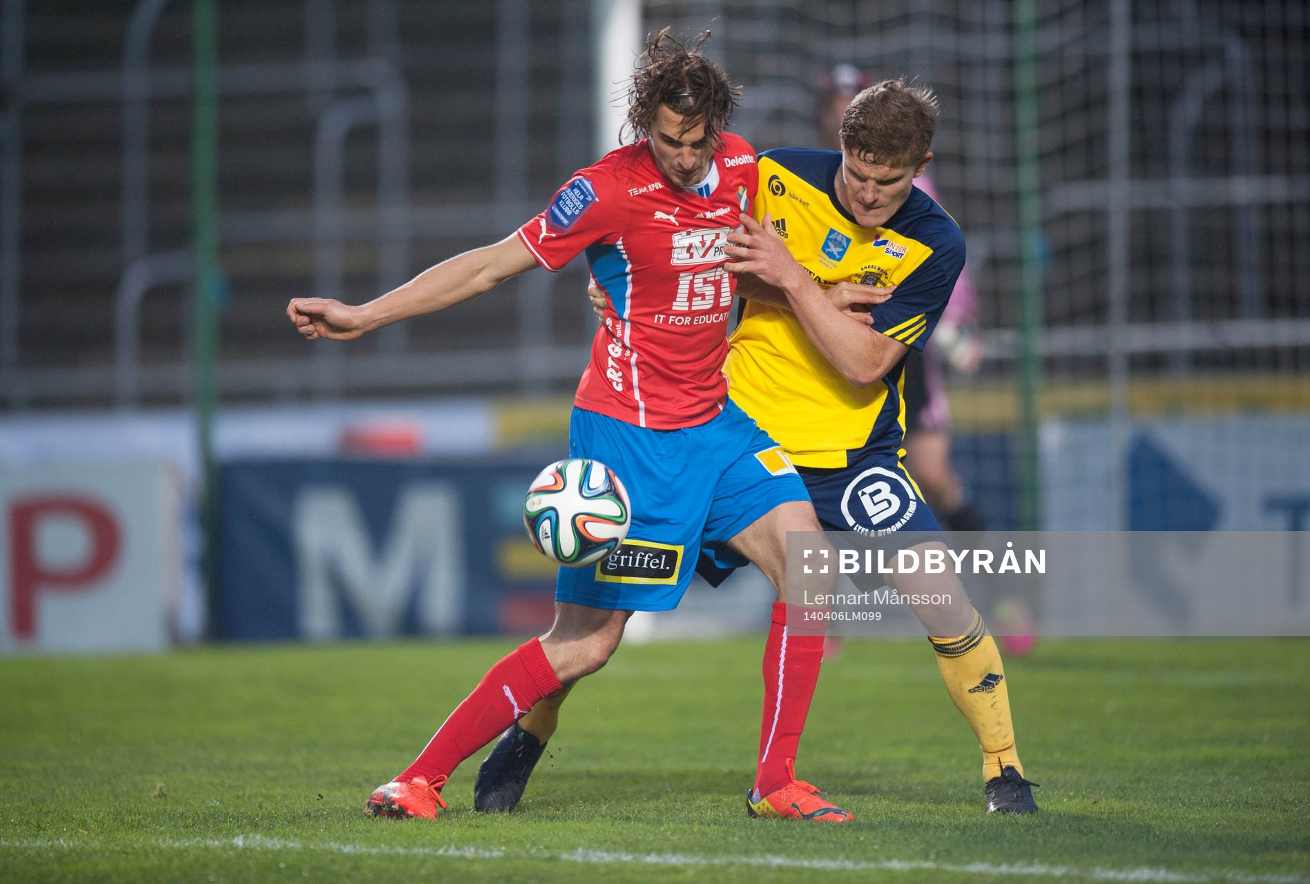 Östers Vlado Zlojutro och Ängelholms Eric Pothast i
