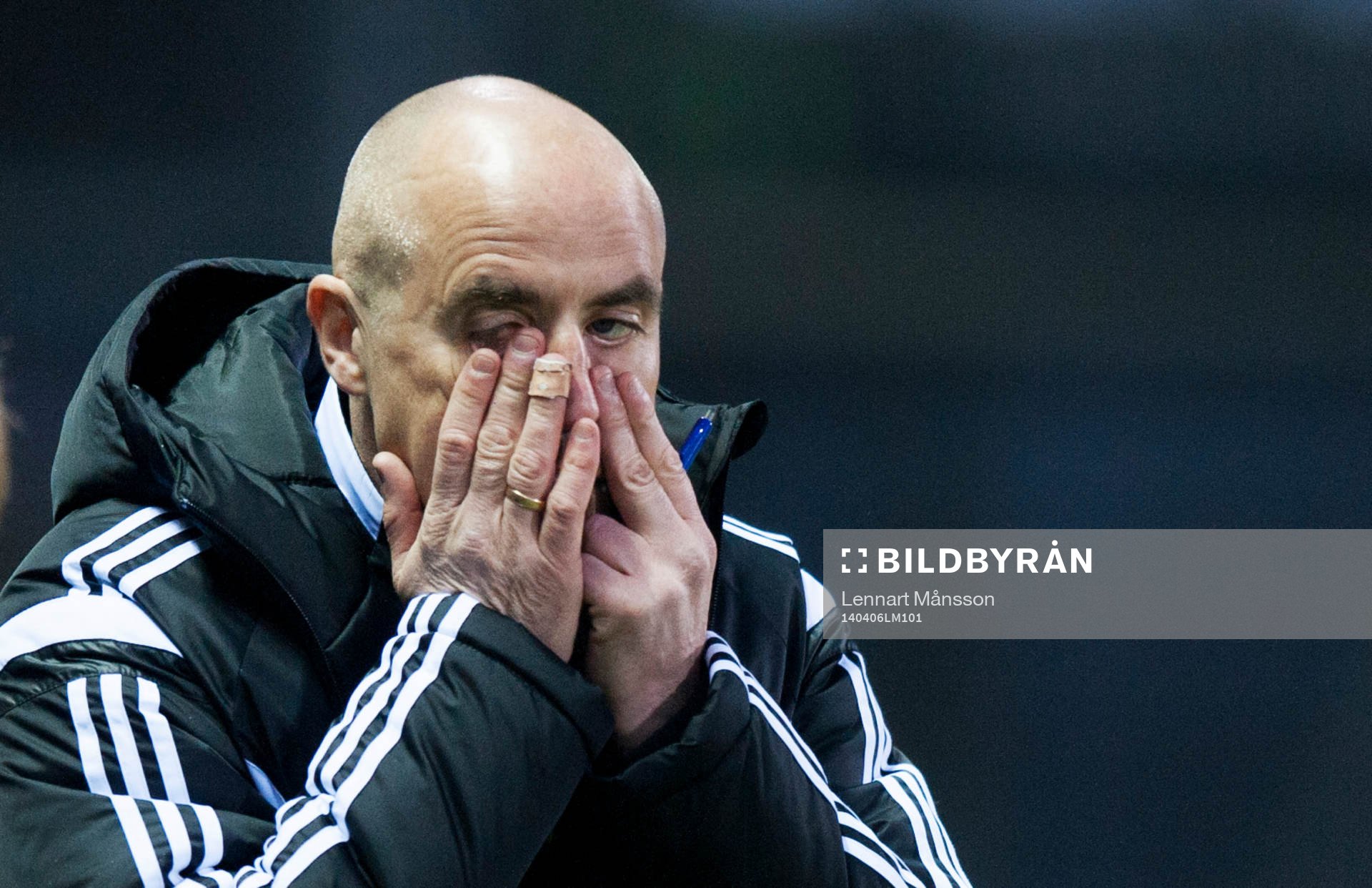 Ängelholms tränare Magnus Arvidsson förtvivlad när