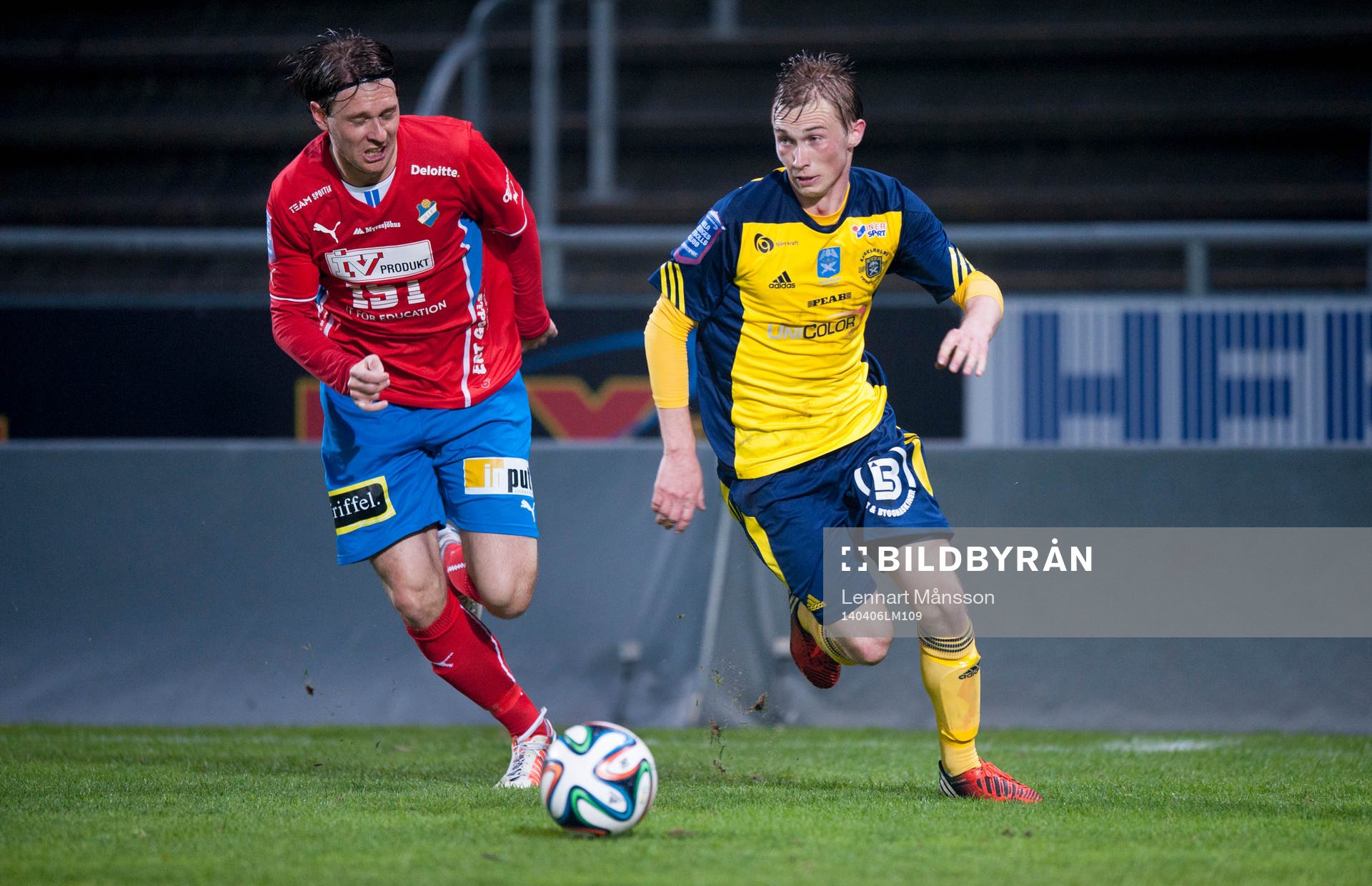 Östers Freddy Söderberg och Ängelholms Albin Nilsson i