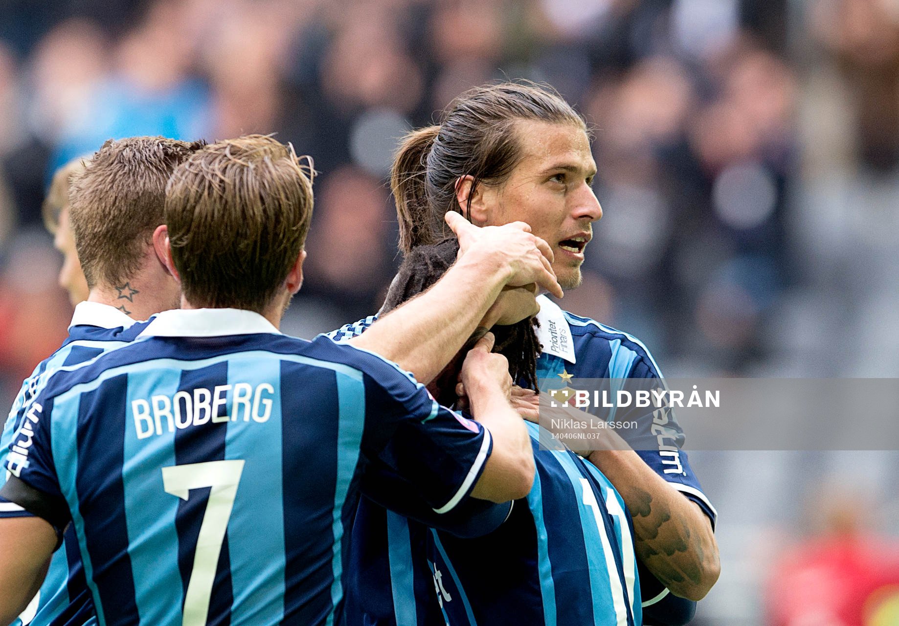 Djurgårdens Aleksandar Prijovic jublar