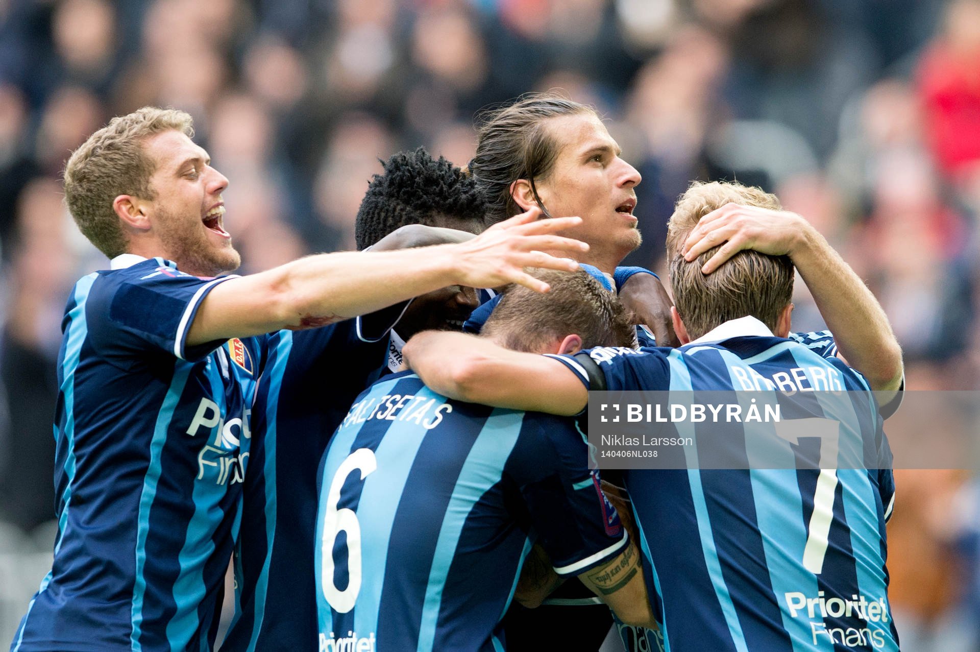 Djurgårdens Aleksandar Prijovic jublar