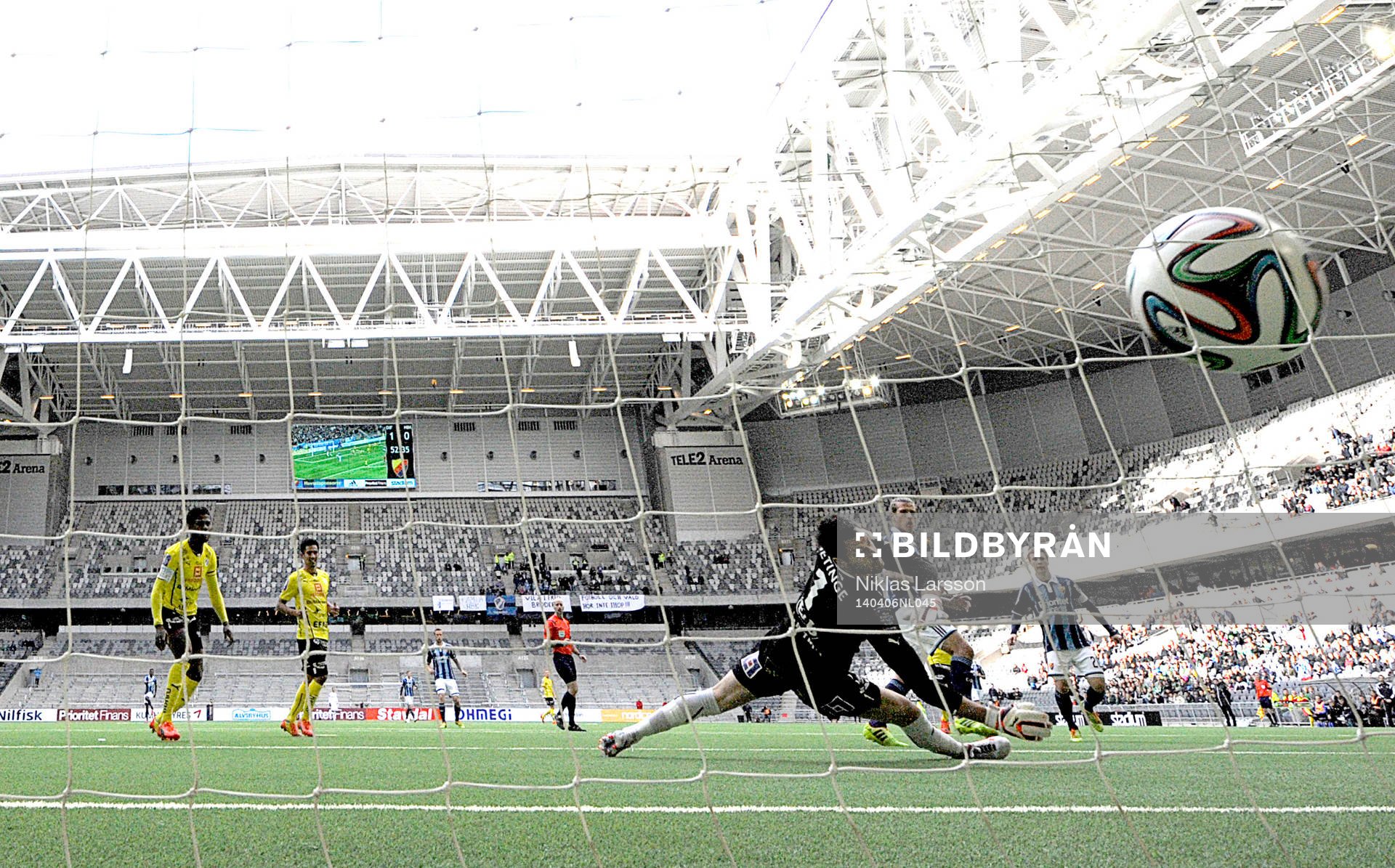 Djurgårdens Aleksandar Prijovic gör mål