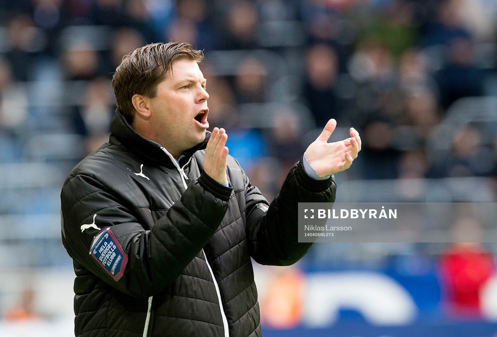 Halmstads tränare Jens Gustafsson