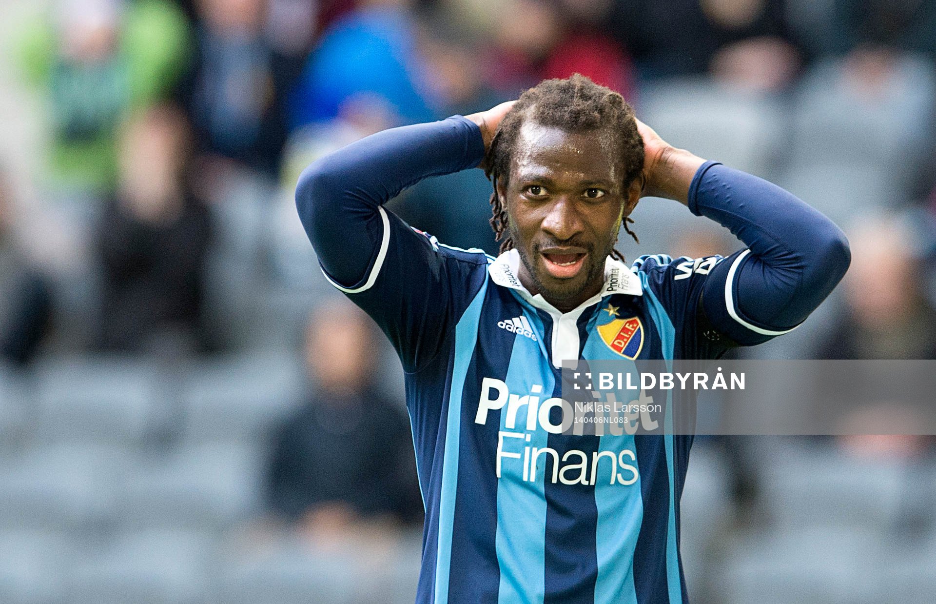 Djurgårdens Amadou Jawo deppar