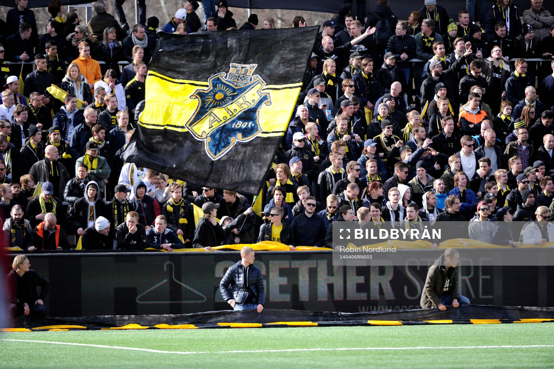 En AIK-flagga