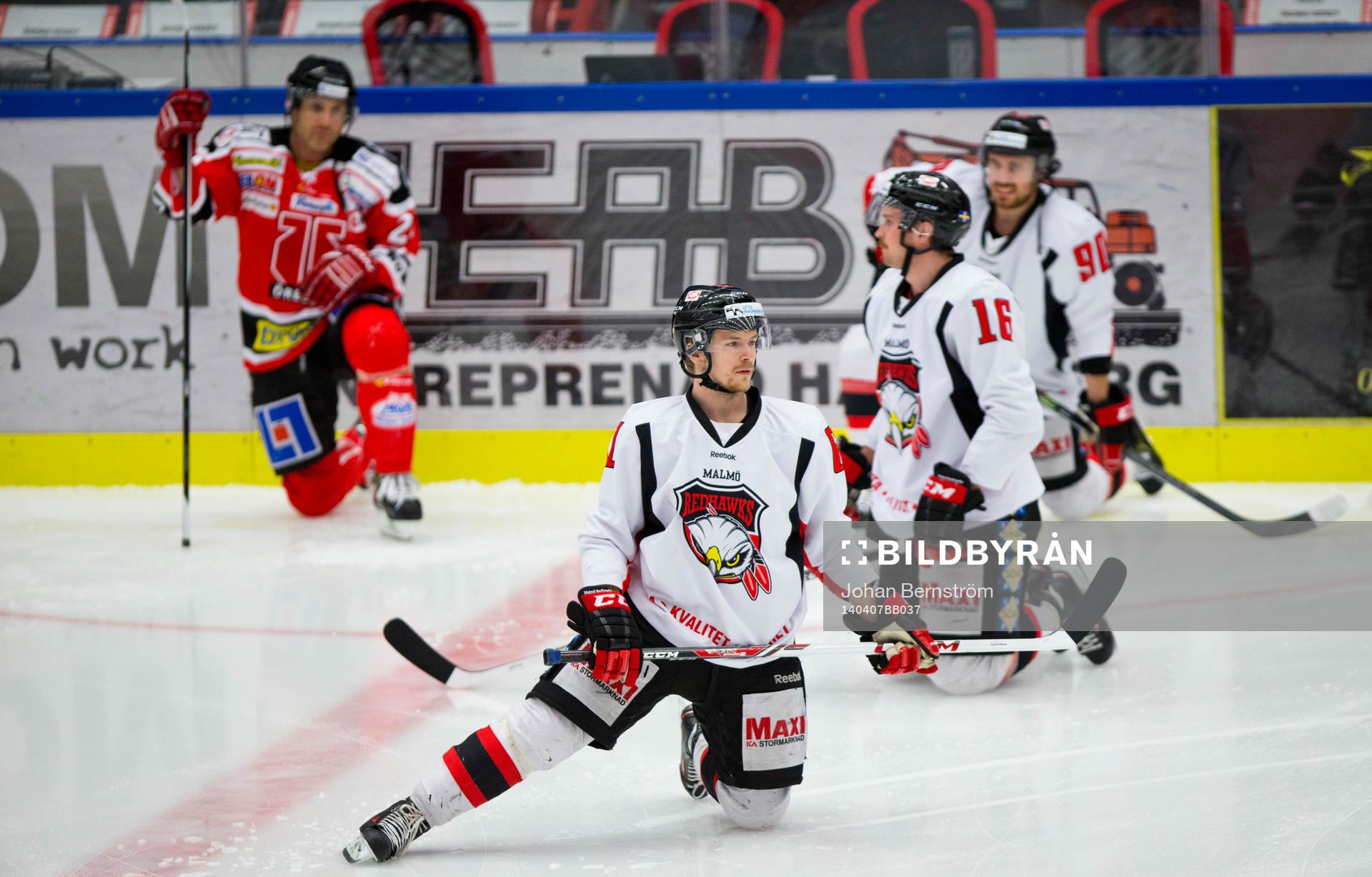 Örebros Conny Strömberg och Malmö Redhawks Magnus