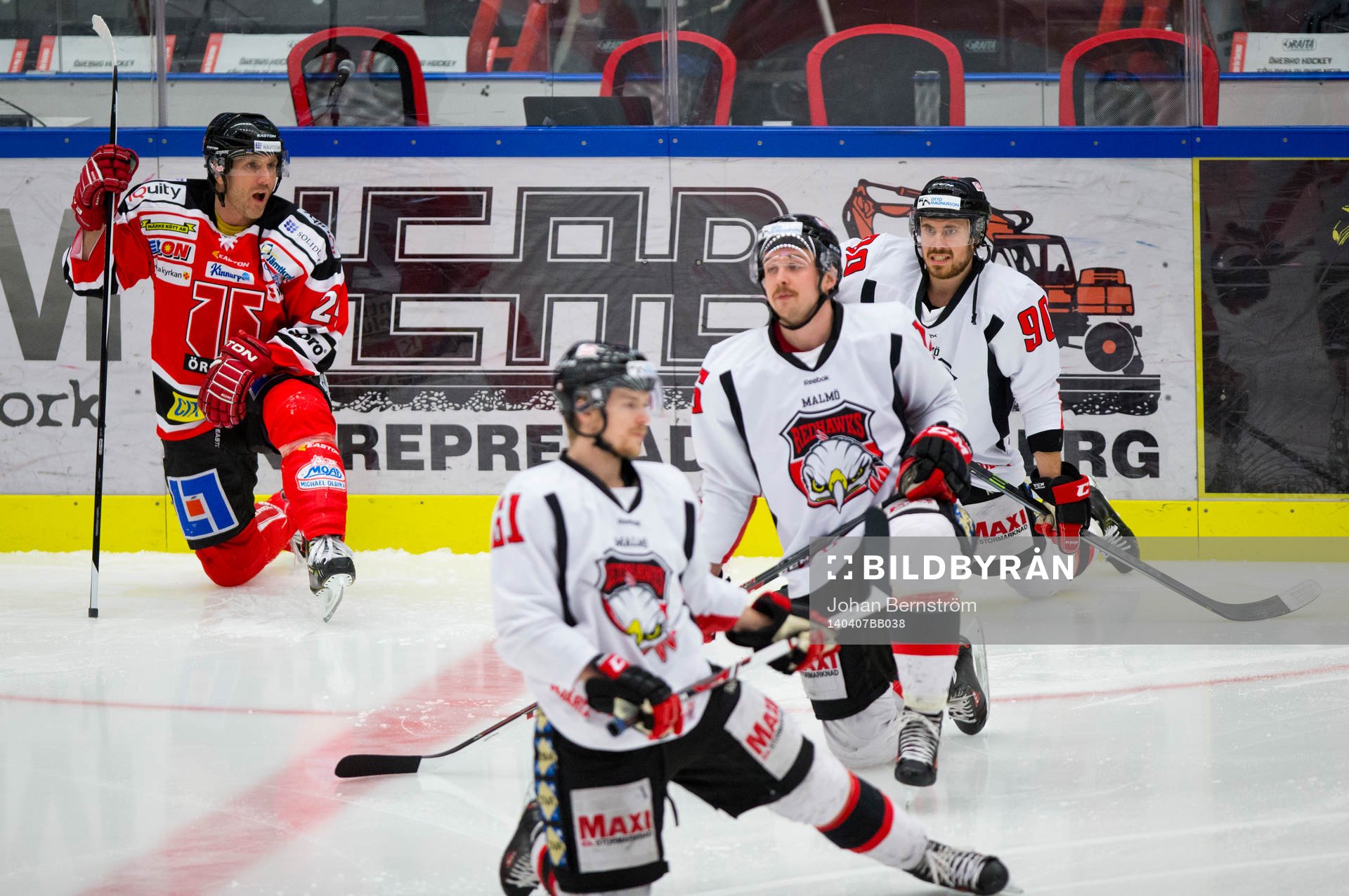 Örebros Conny Strömberg och Malmö Redhawks Magnus