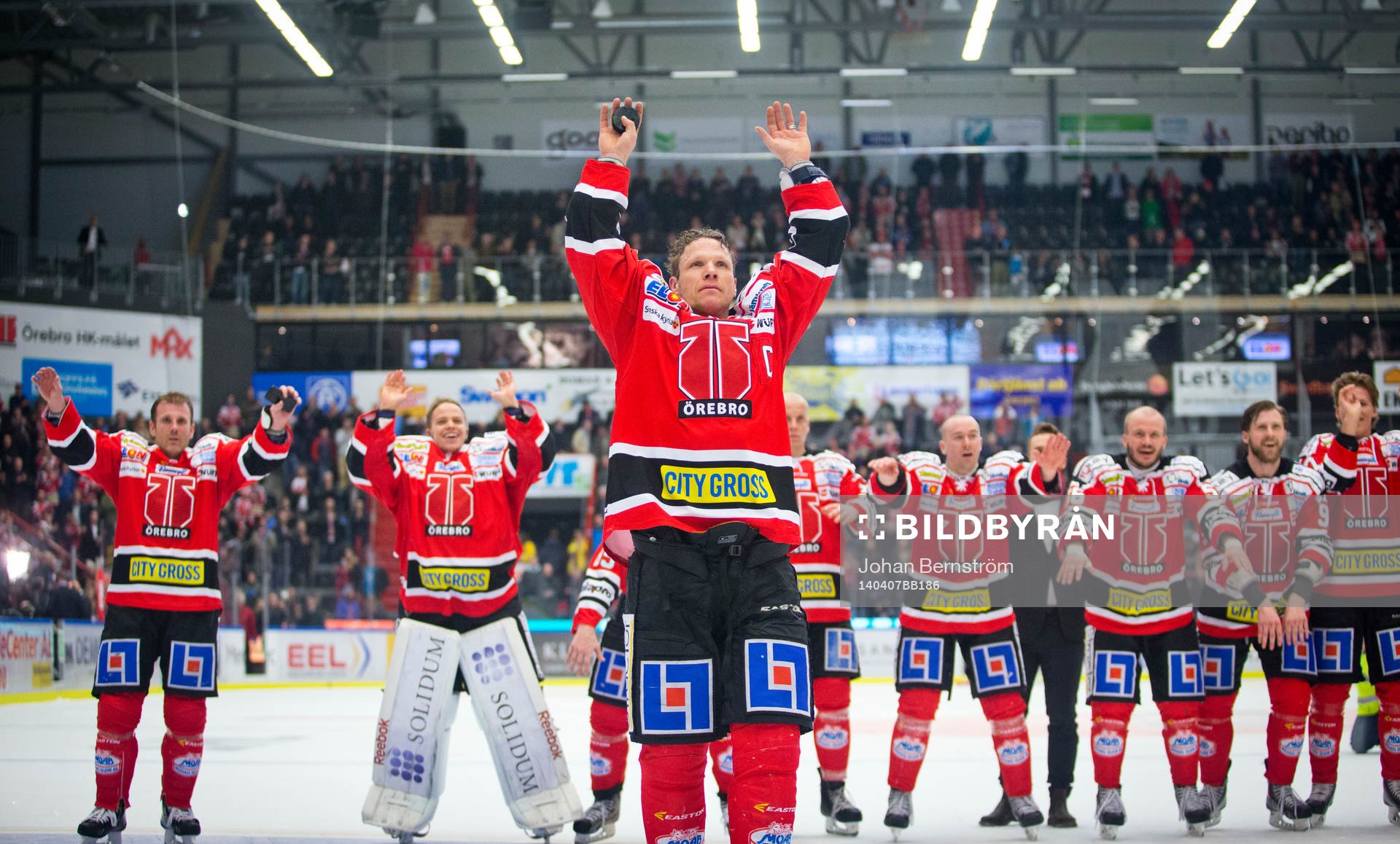 Örebros Christoffer Norgren blir avtackad