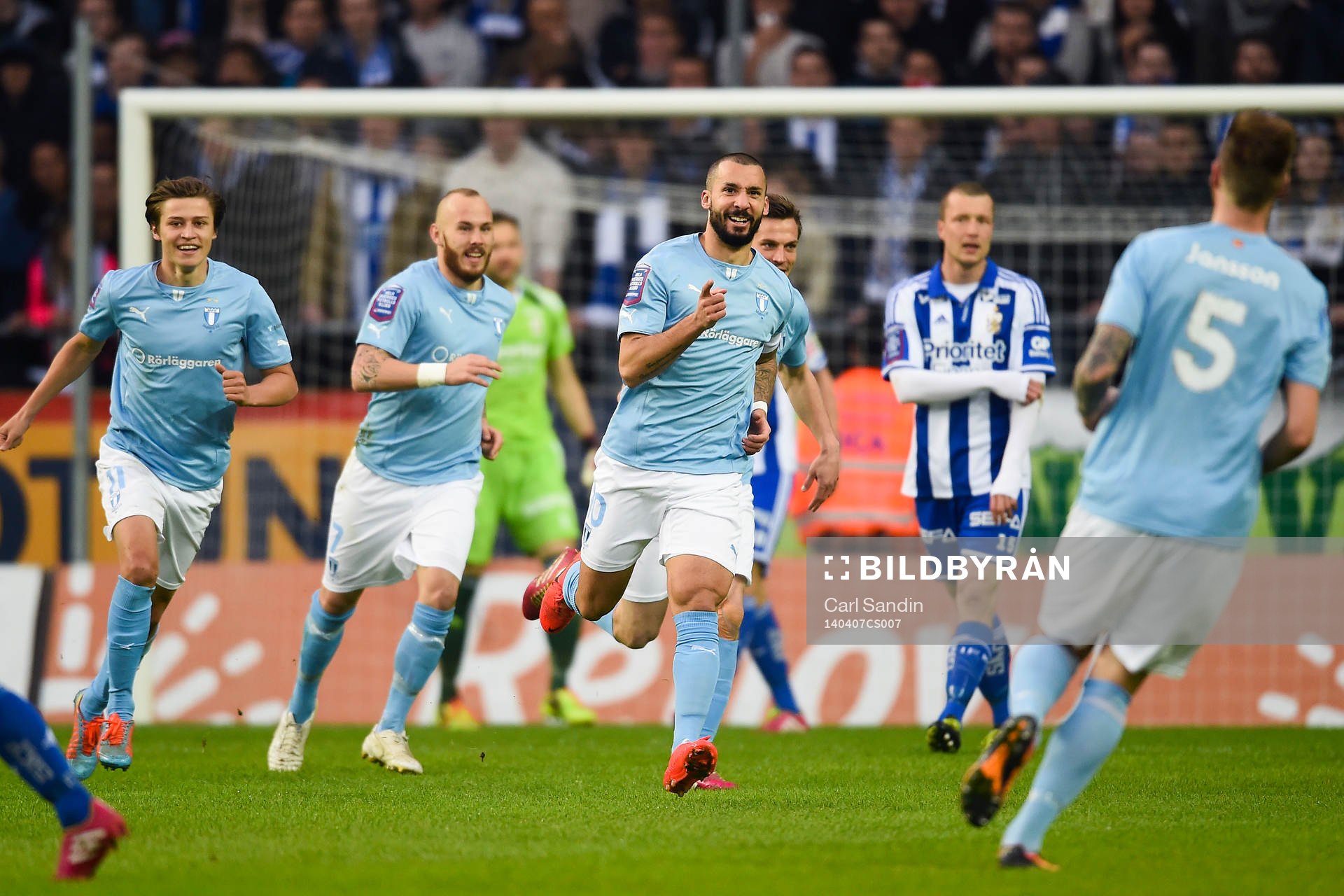 Malmö FFs Guillermo Molins jublar