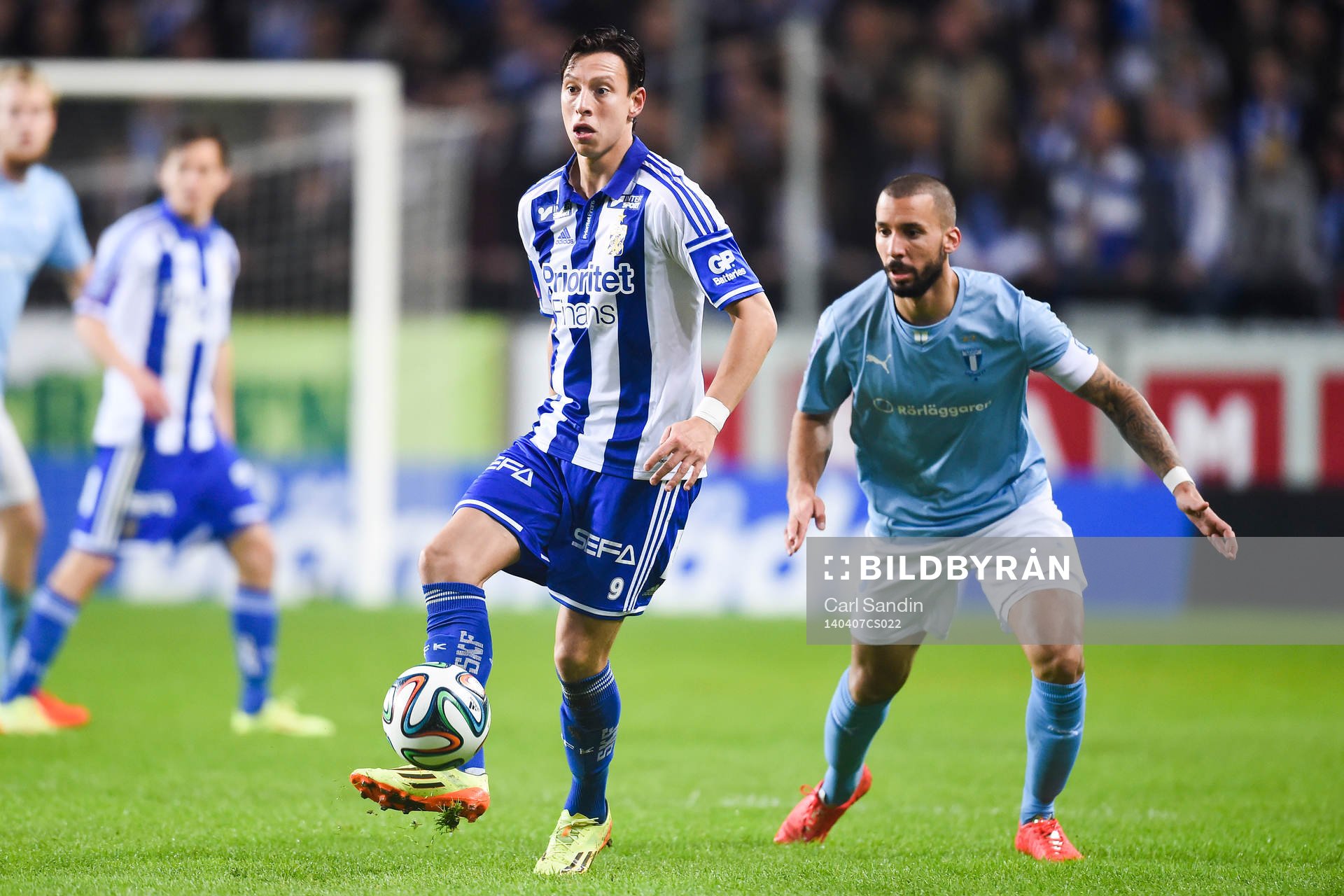 IFK Göteborgs Martin Smedberg Dalence och Malmö FFs