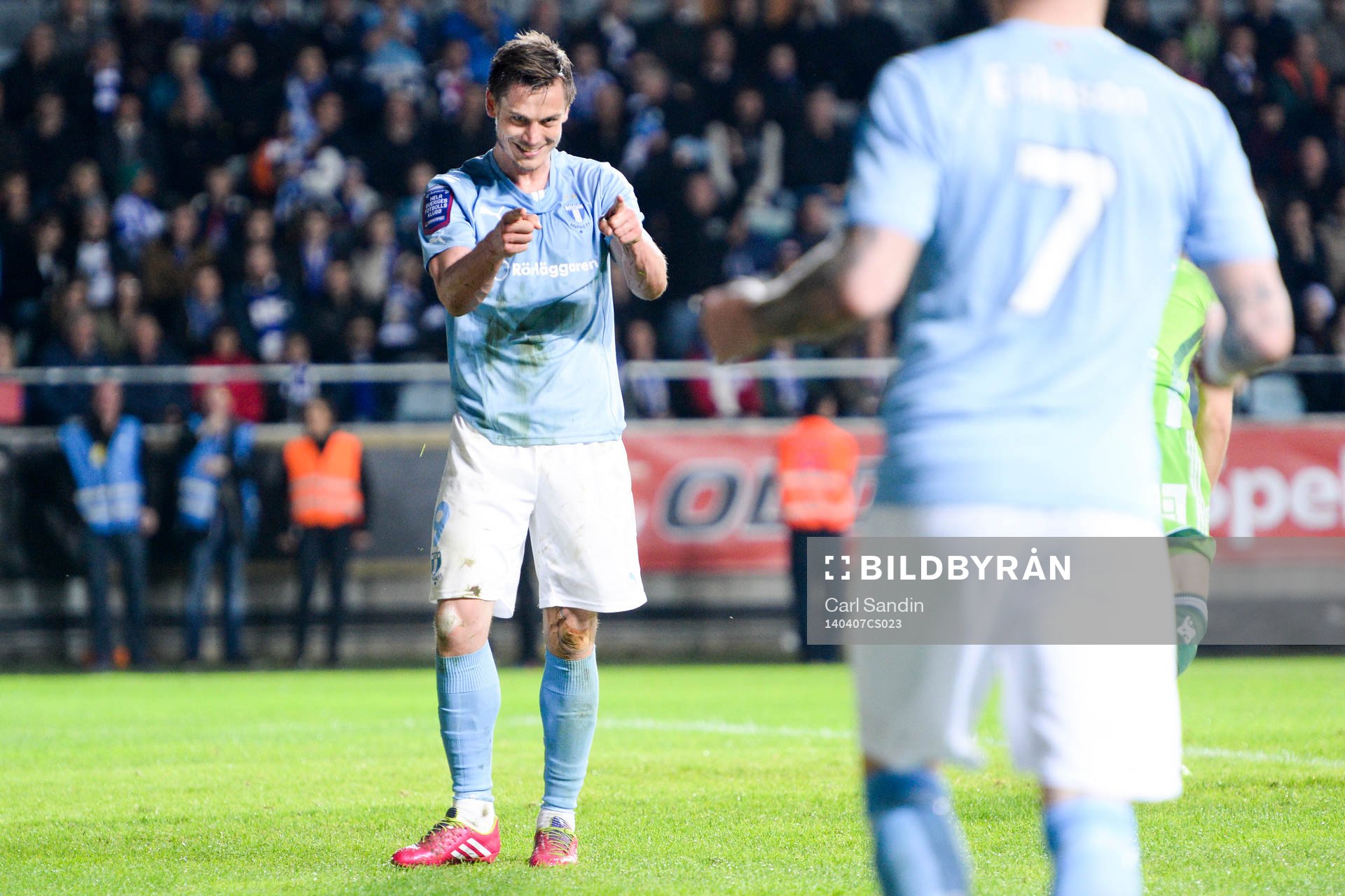 Malmö FFs Markus Rosenberg jublar