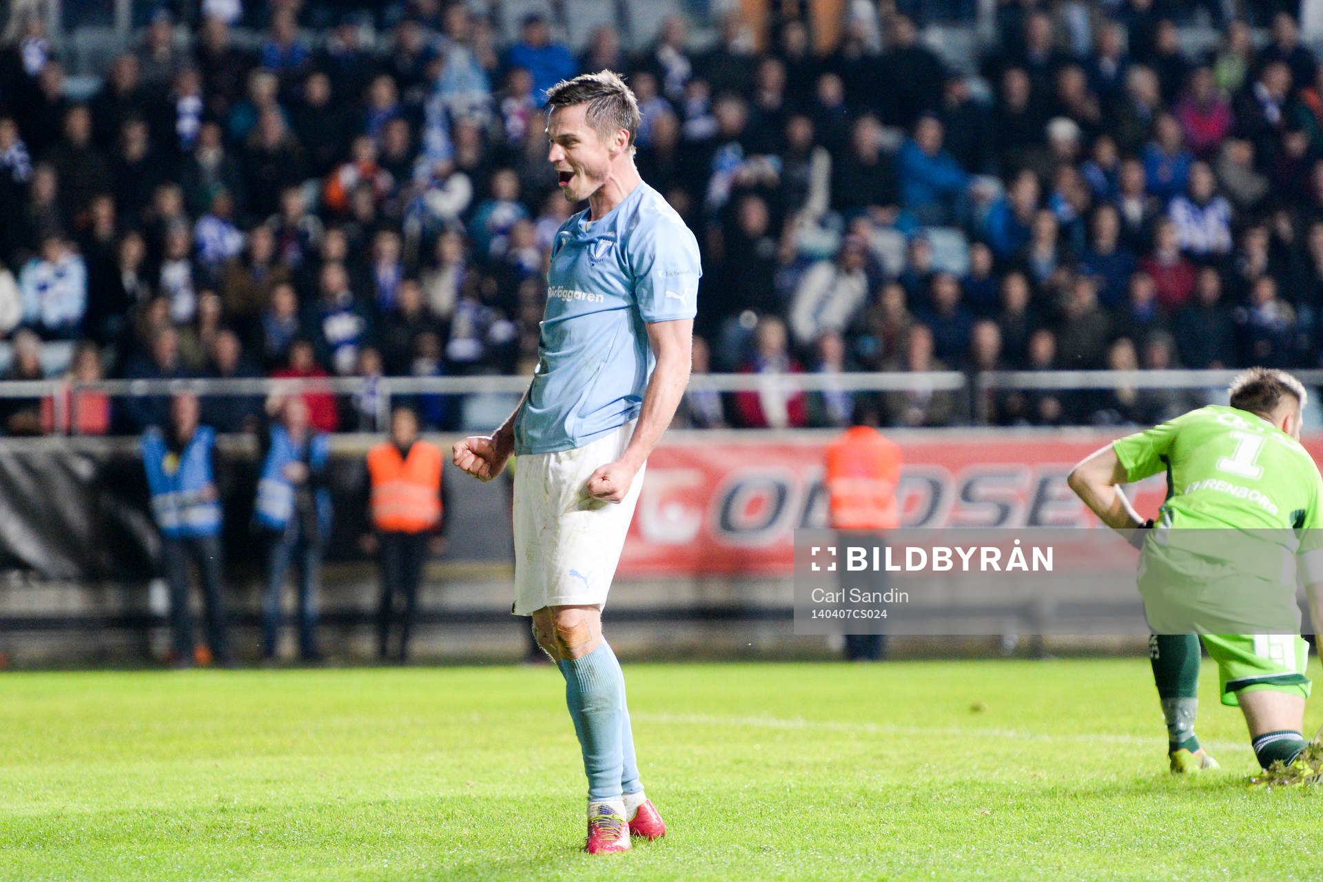 Malmö FFs Markus Rosenberg jublar