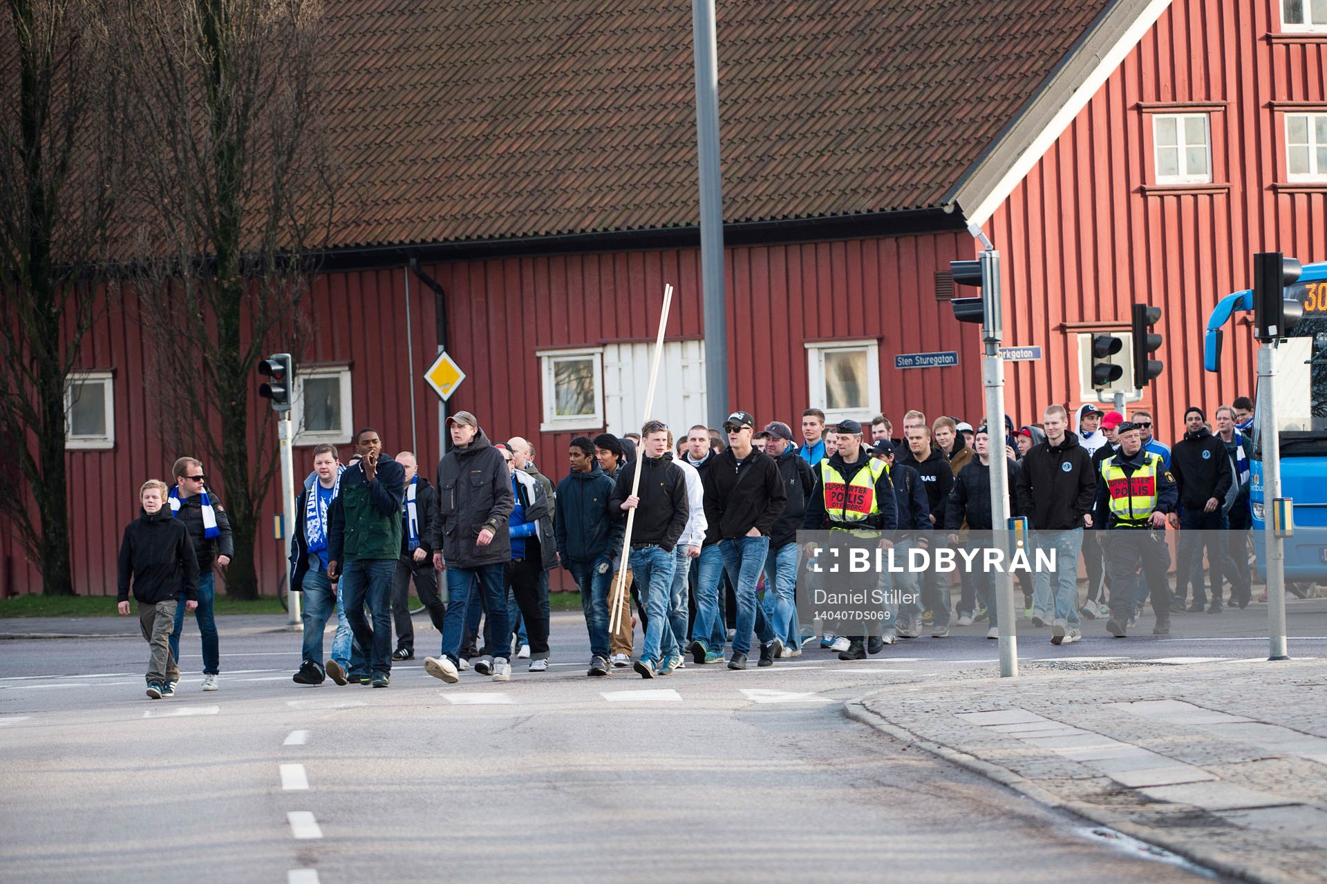 IFK Göteborgs supportrar höll sig lugna innan