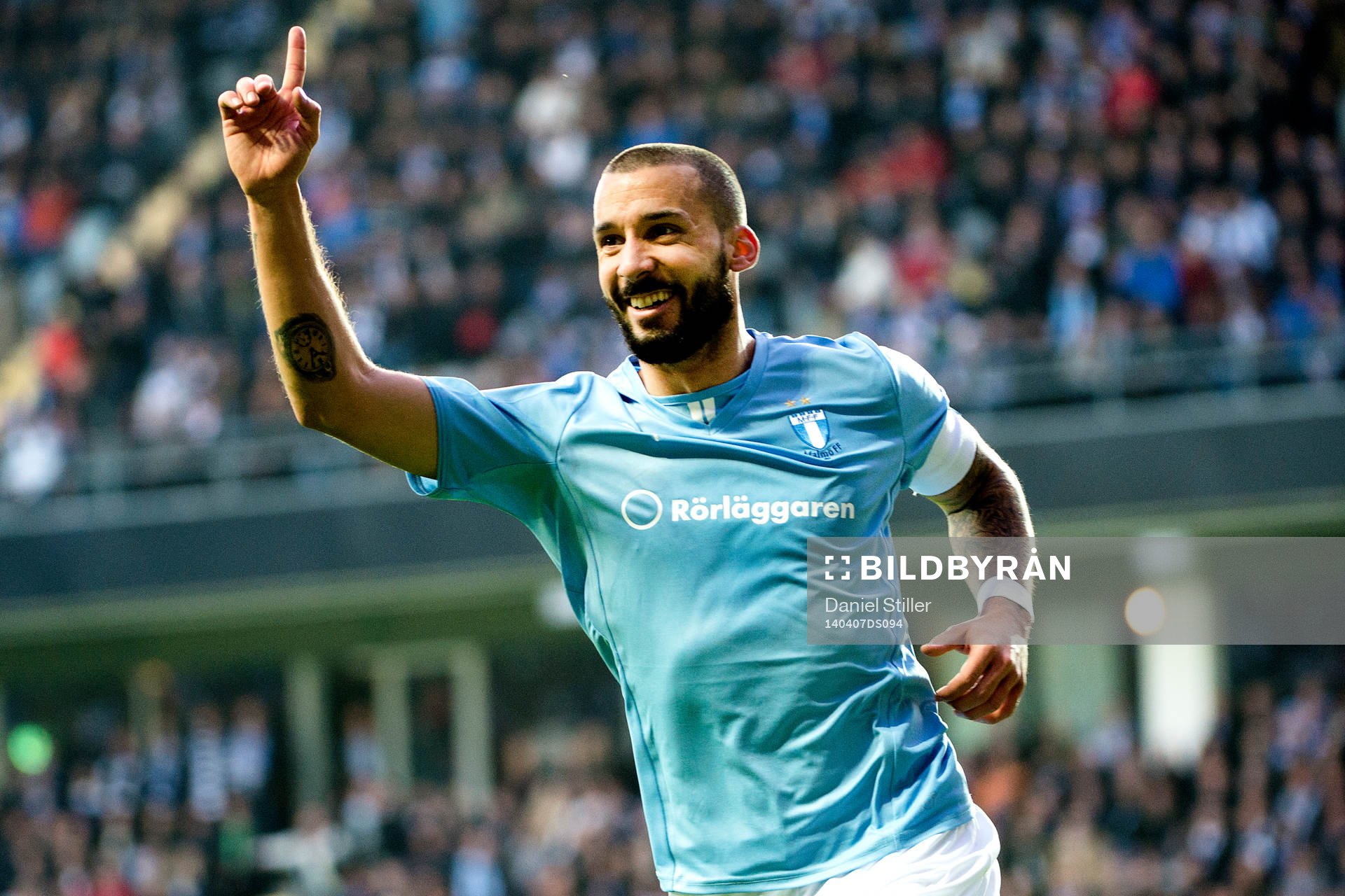 Malmö FFs Guillermo Molins jublar