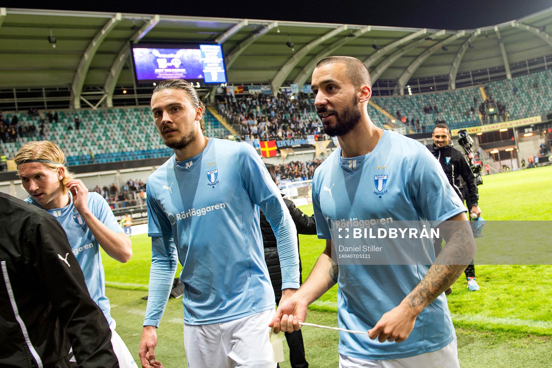 Malmö FFs matchvinnare Guillermo Molins lämnar planen