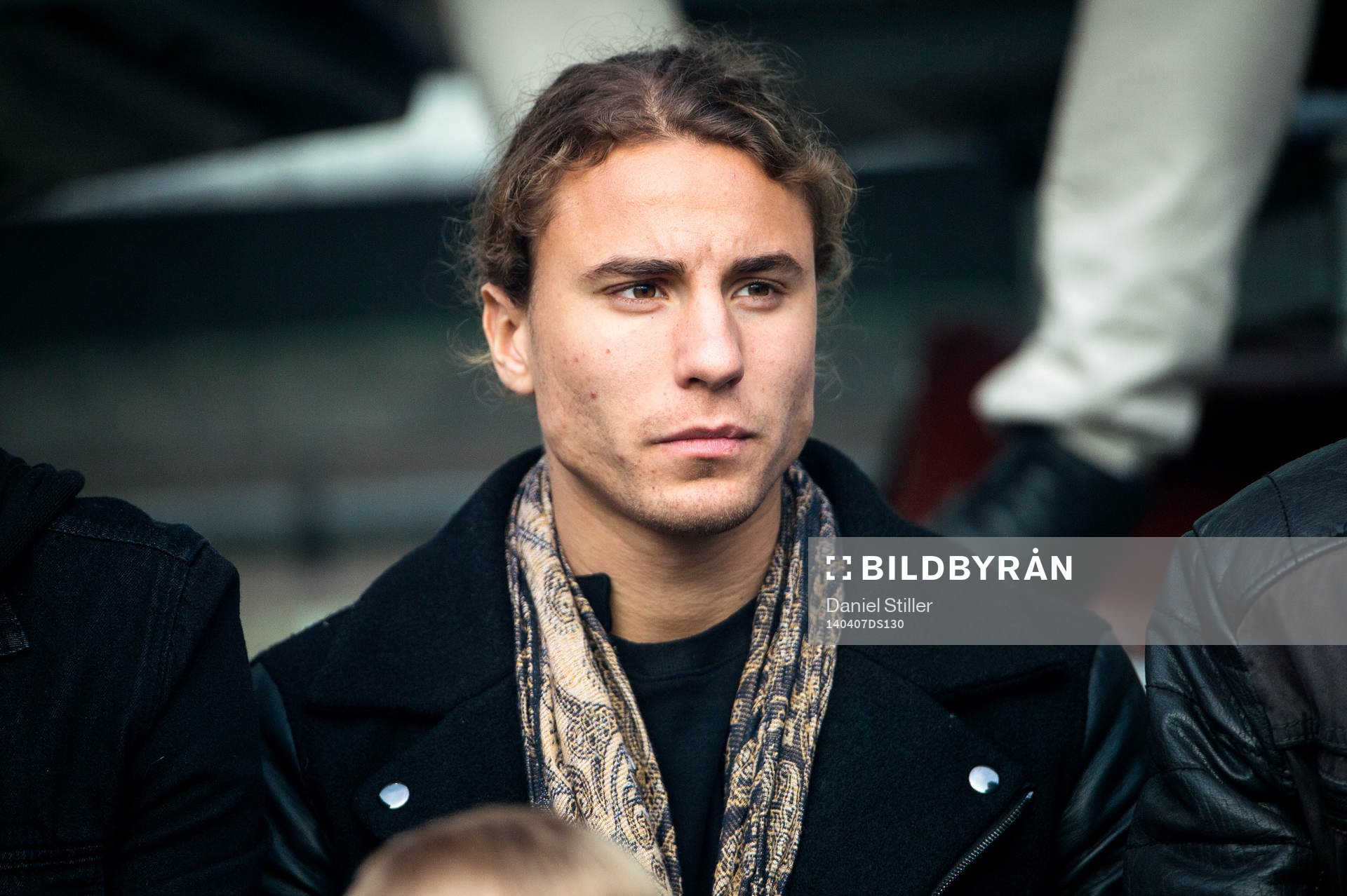 IFK Göteborgs förre spelare Jonathan Azulay på läktaren