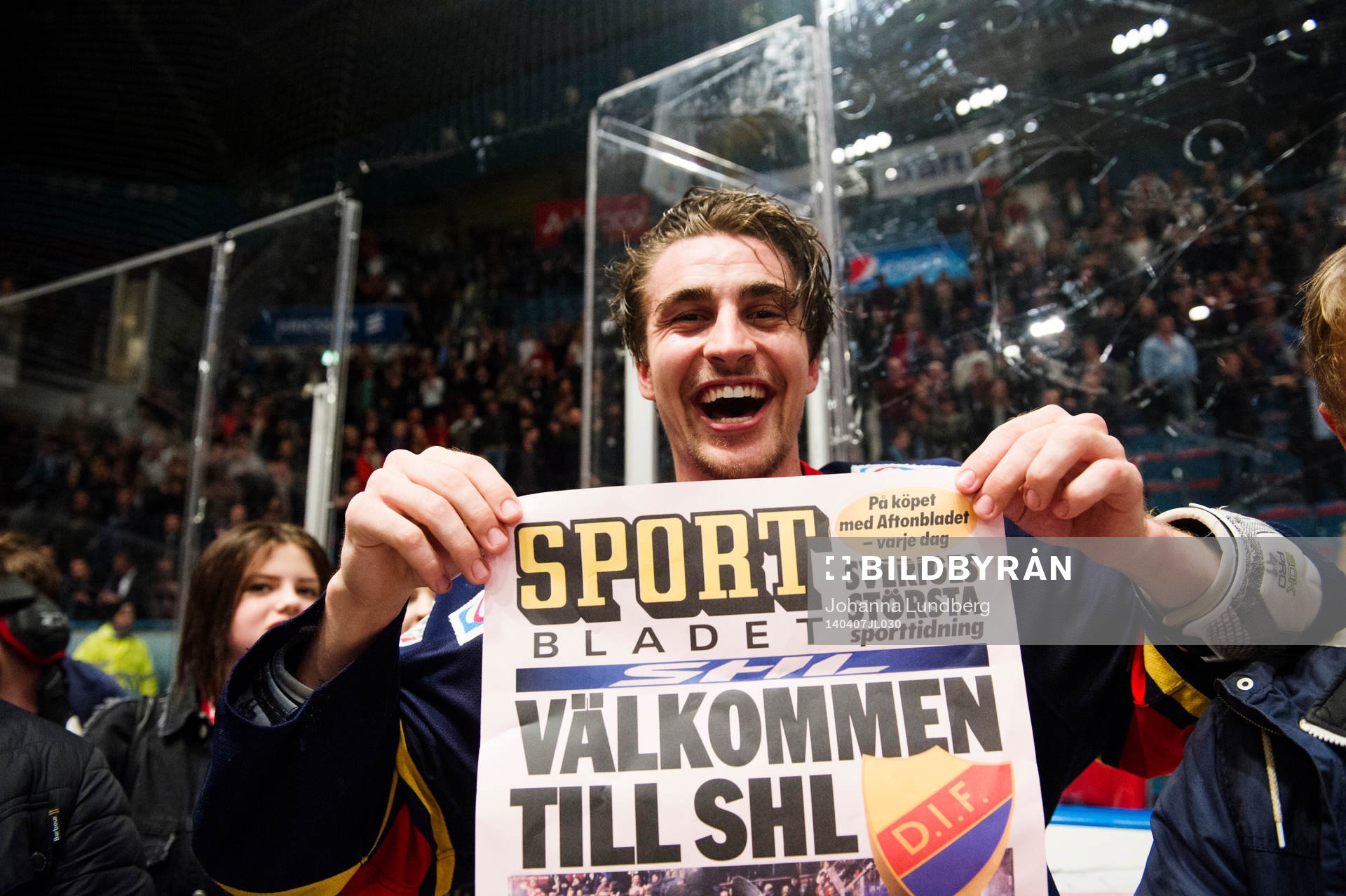 Djurgårdens  Nils Andersson  jublar