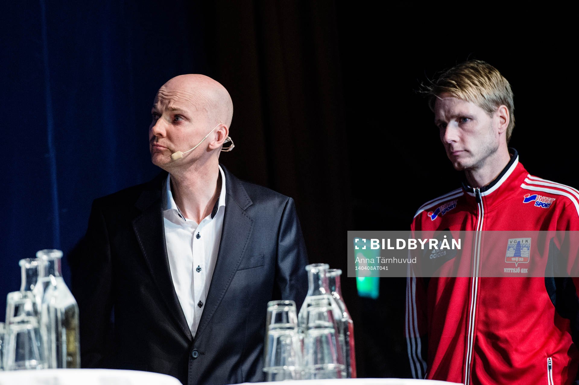 Simon Sjöfors och Thomas Mårtensson, tränare i Vittsjö