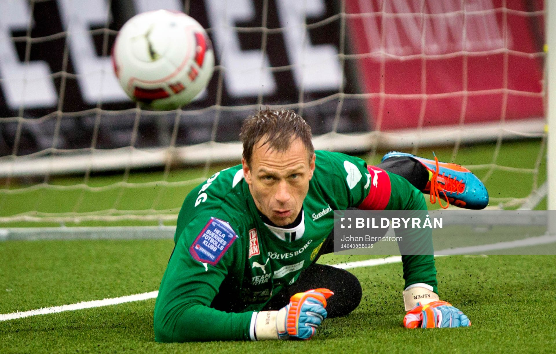 Mjällbys målvakt Mattias Asper