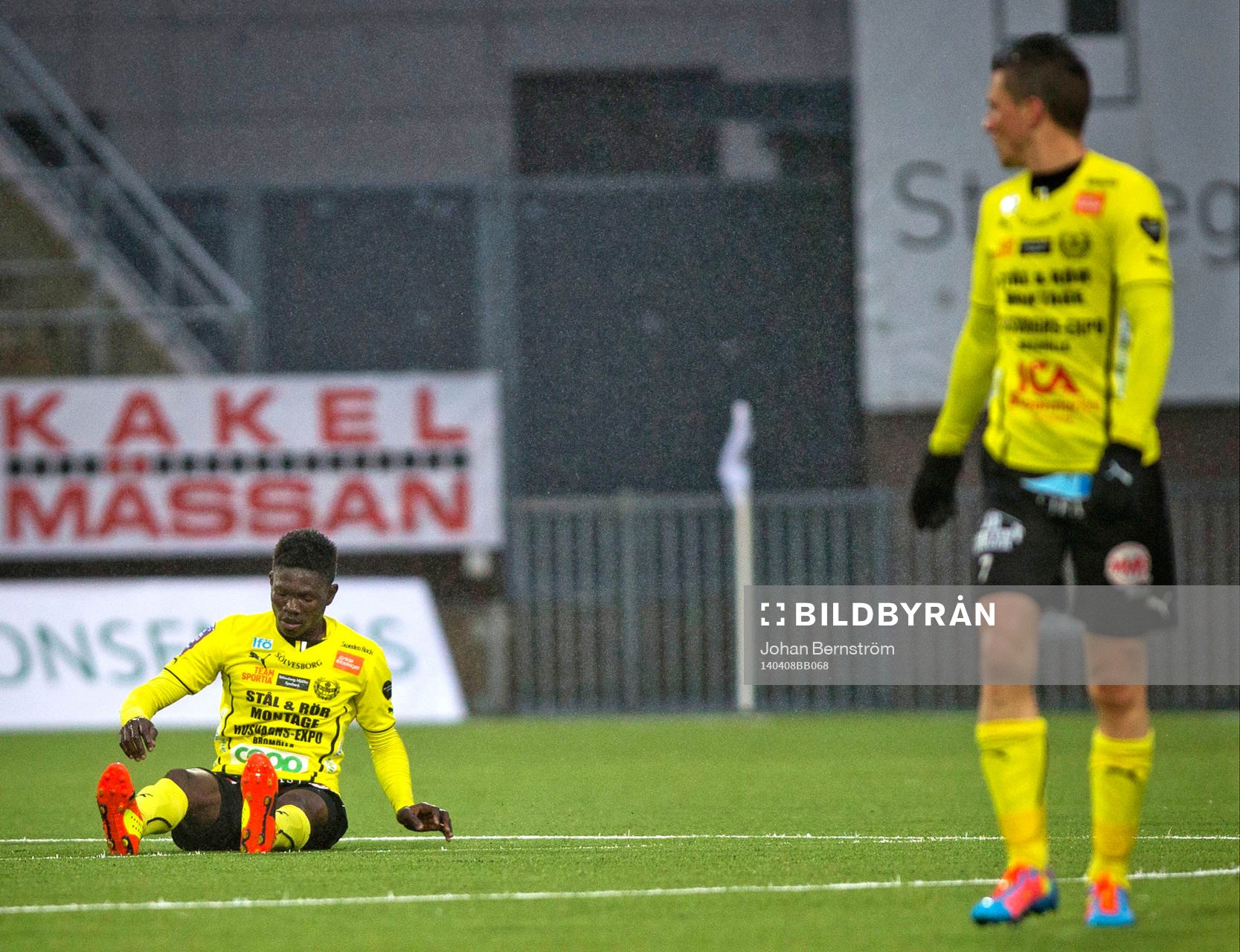Mjällbys Kwame Bonsu deppar