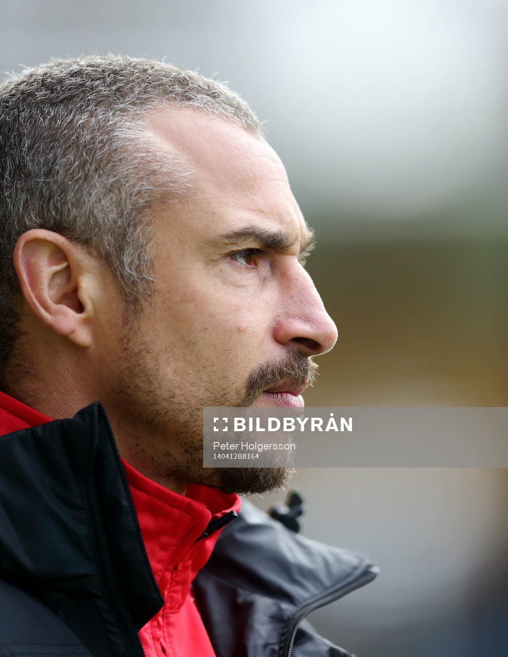 Falkenbergs tränare Henrik Larsson