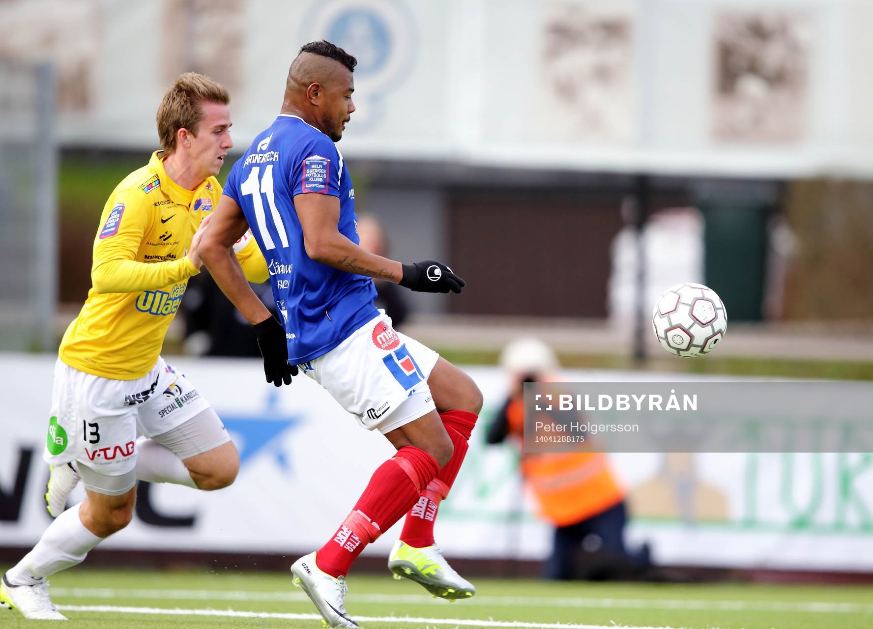Falkenbergs Adam Eriksson och Åtvidabergs Ricardo Santos