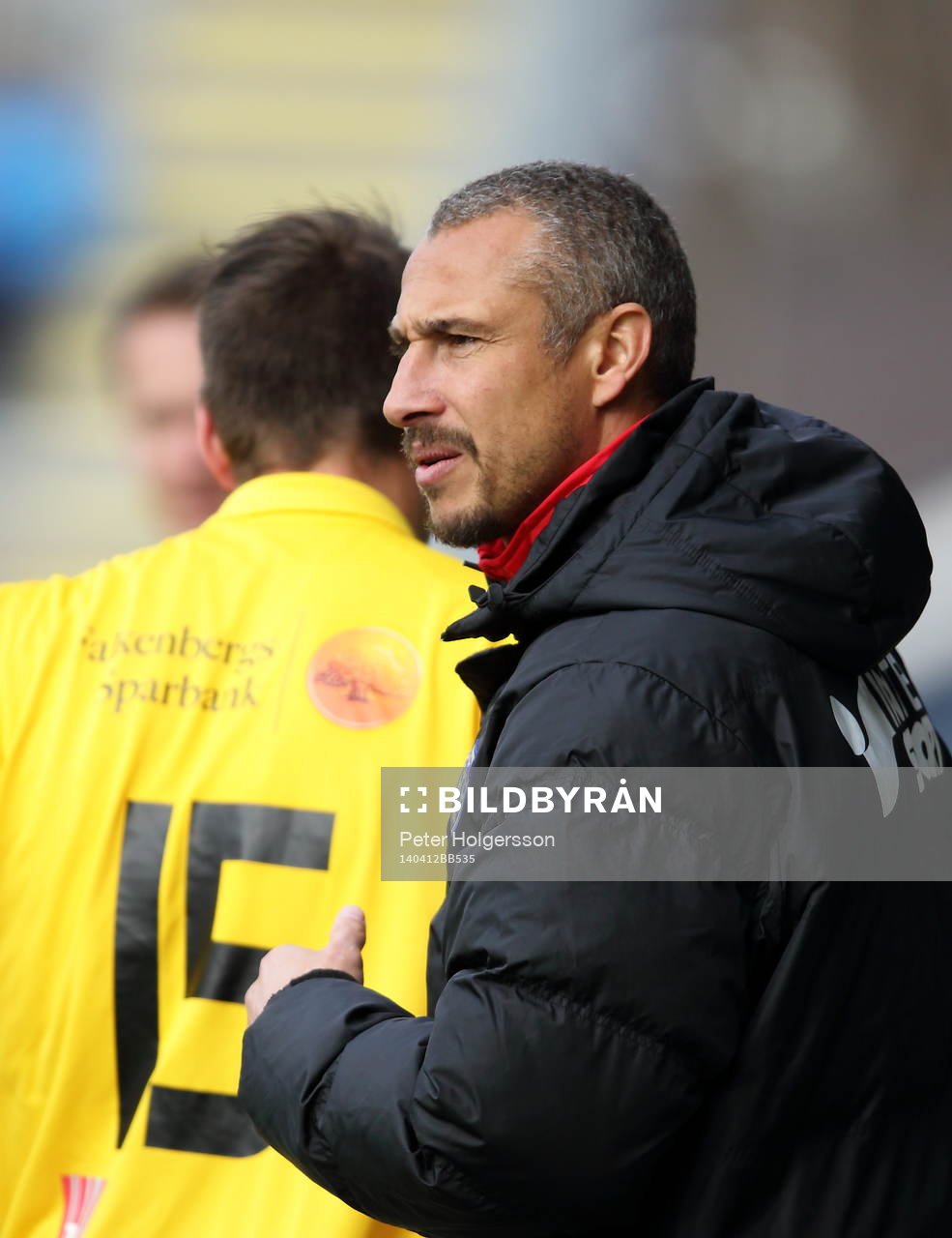 Falkenbergs tränare Henrik Larsson