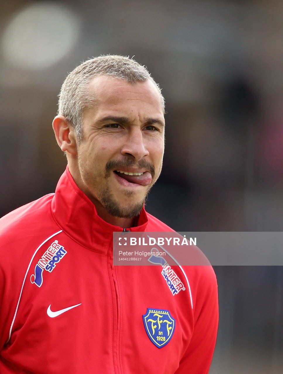 Falkenbergs tränare Henrik Larsson